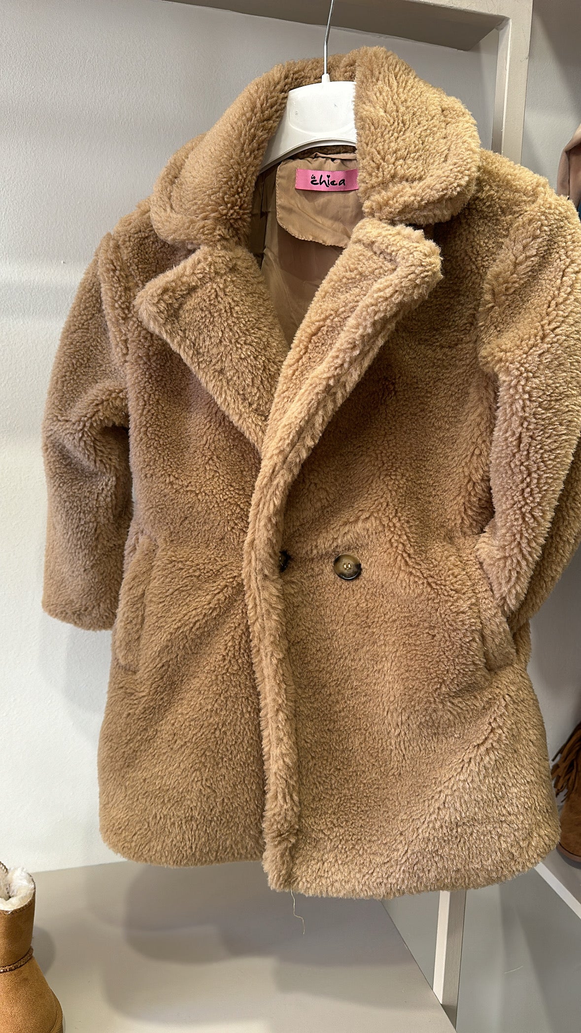 Cappotto TEDDY 4-14A - CAMMELLO