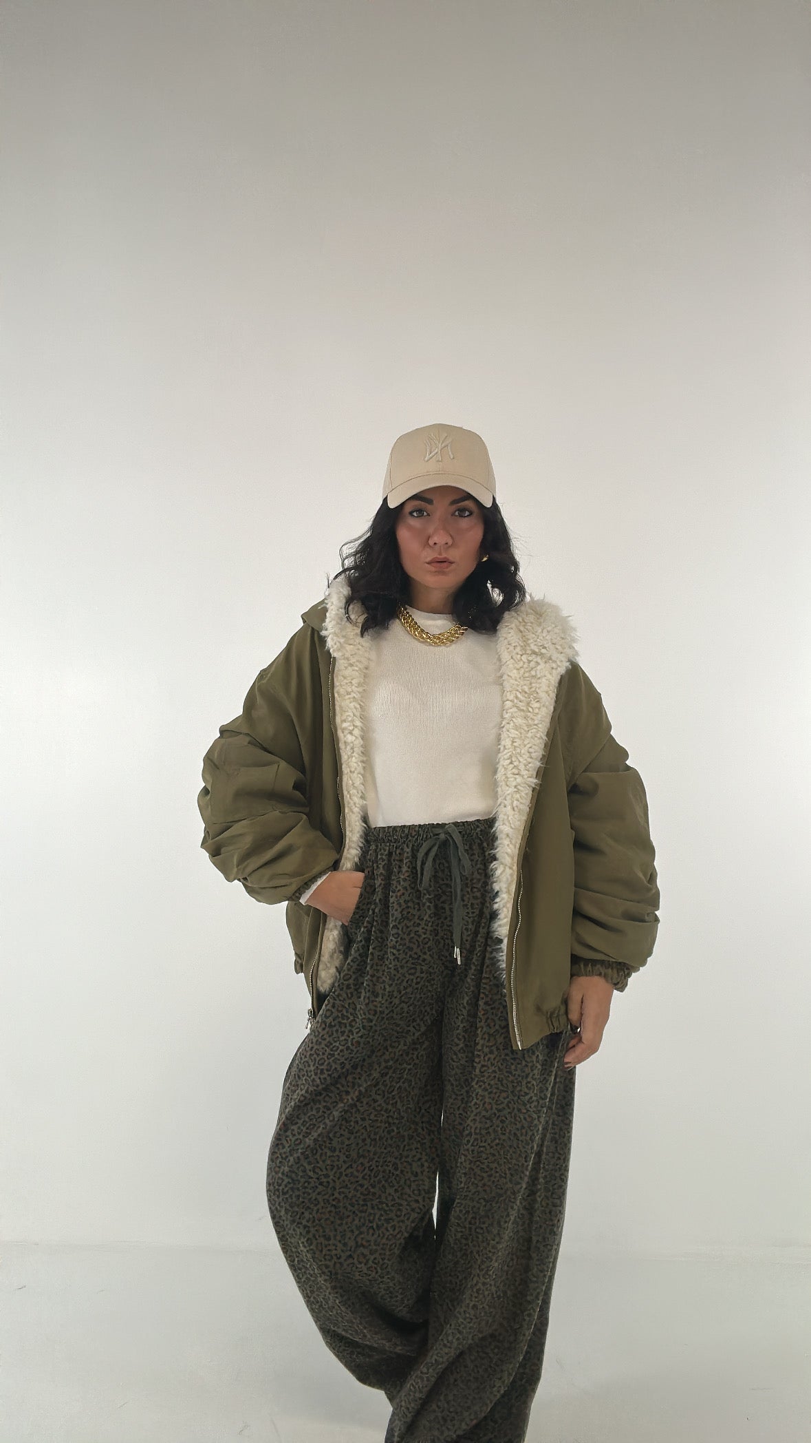 Parka LUMINA - VERDE MILITARE