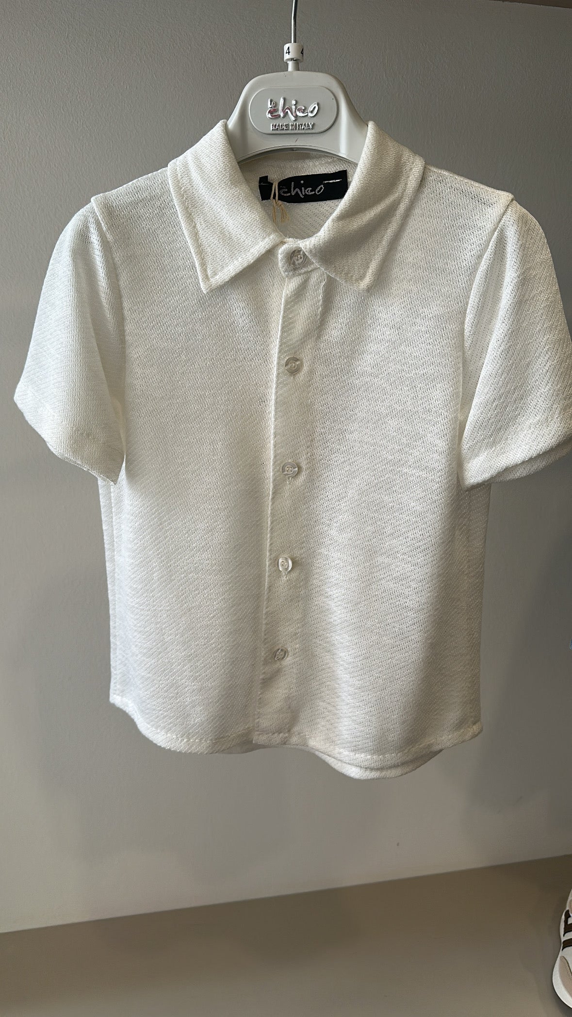 T-shirt IN FILO 4-14A - BIANCO