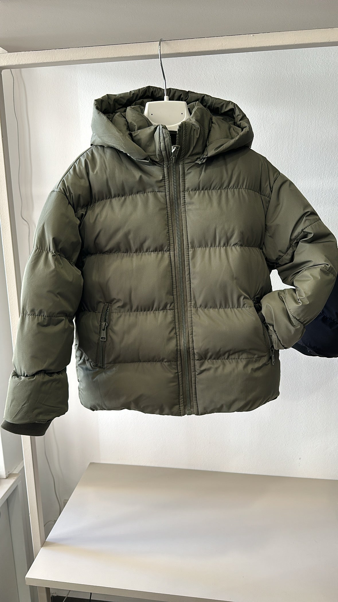 Giubbotto CON PELLICCIA INTERNA 4-14A - VERDE MILITARE