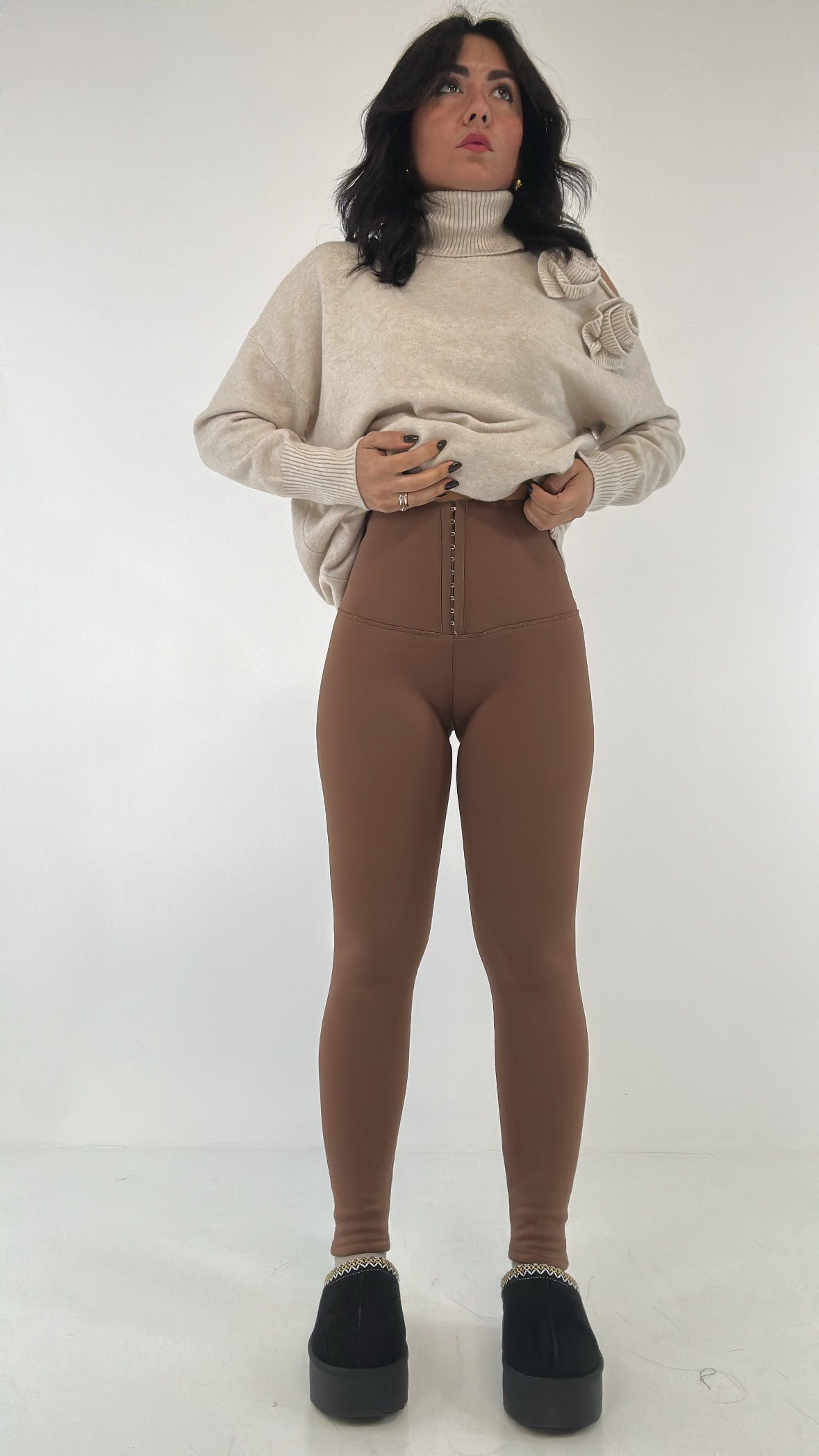 Leggins GANCETTI - MARRONE