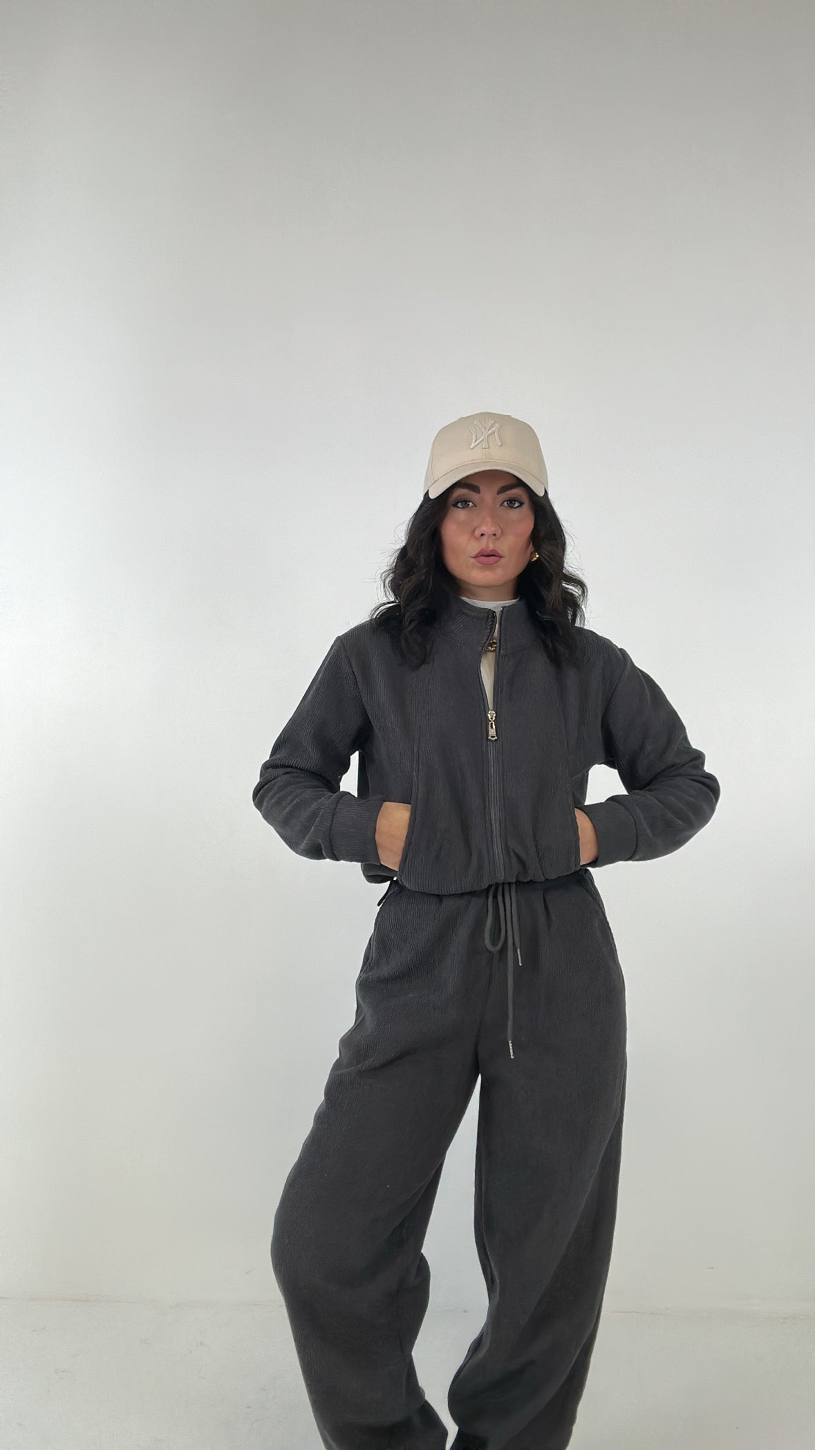 Tuta VELLUTO - GRIGIO