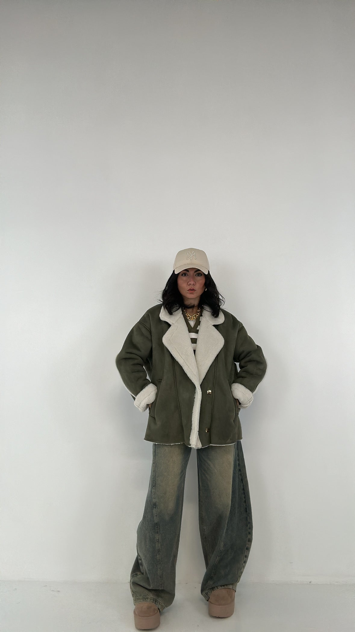 Ecomontone VELVET - VERDE MILITARE