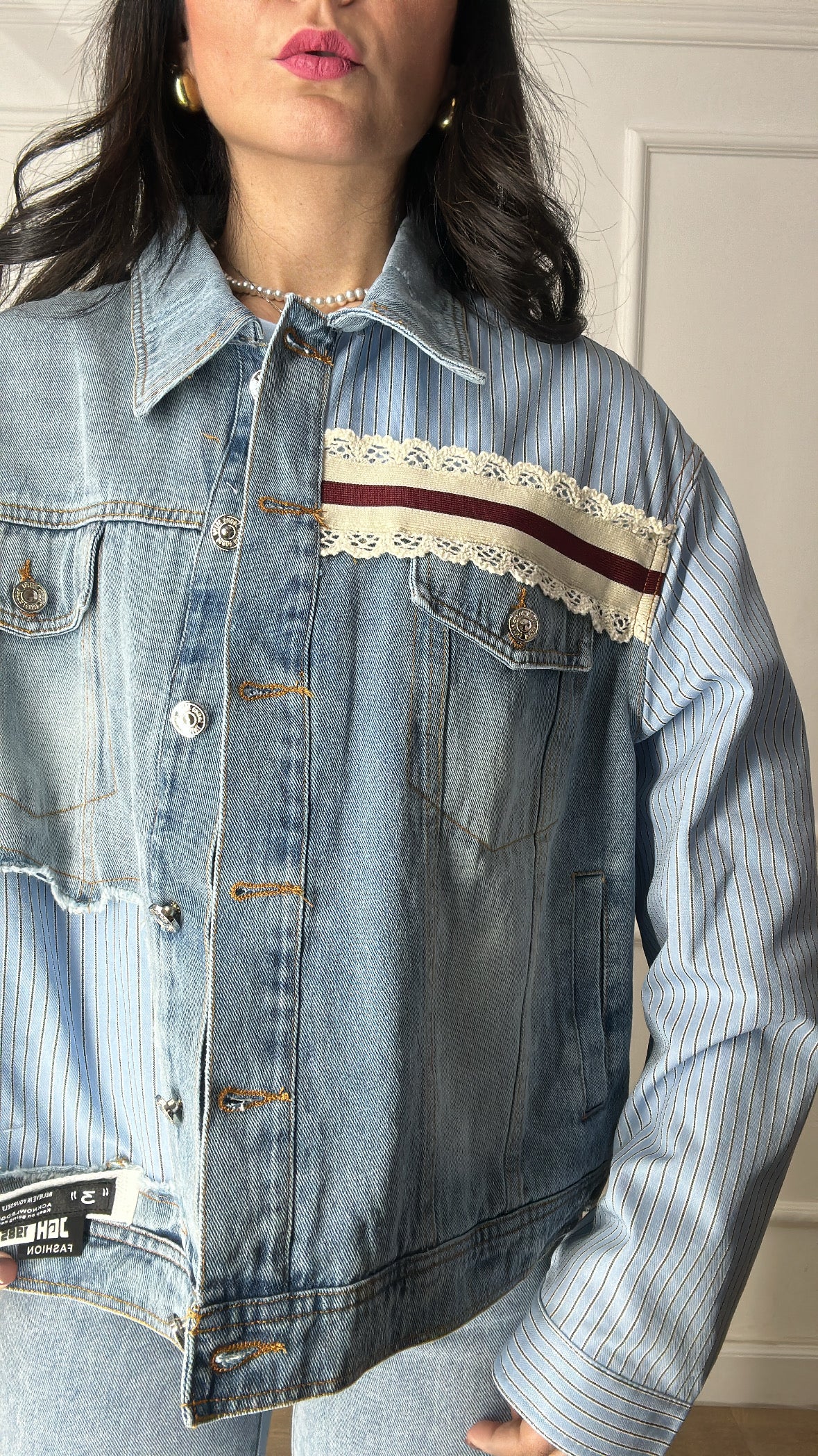 Giubbino RICAMO - JEANS