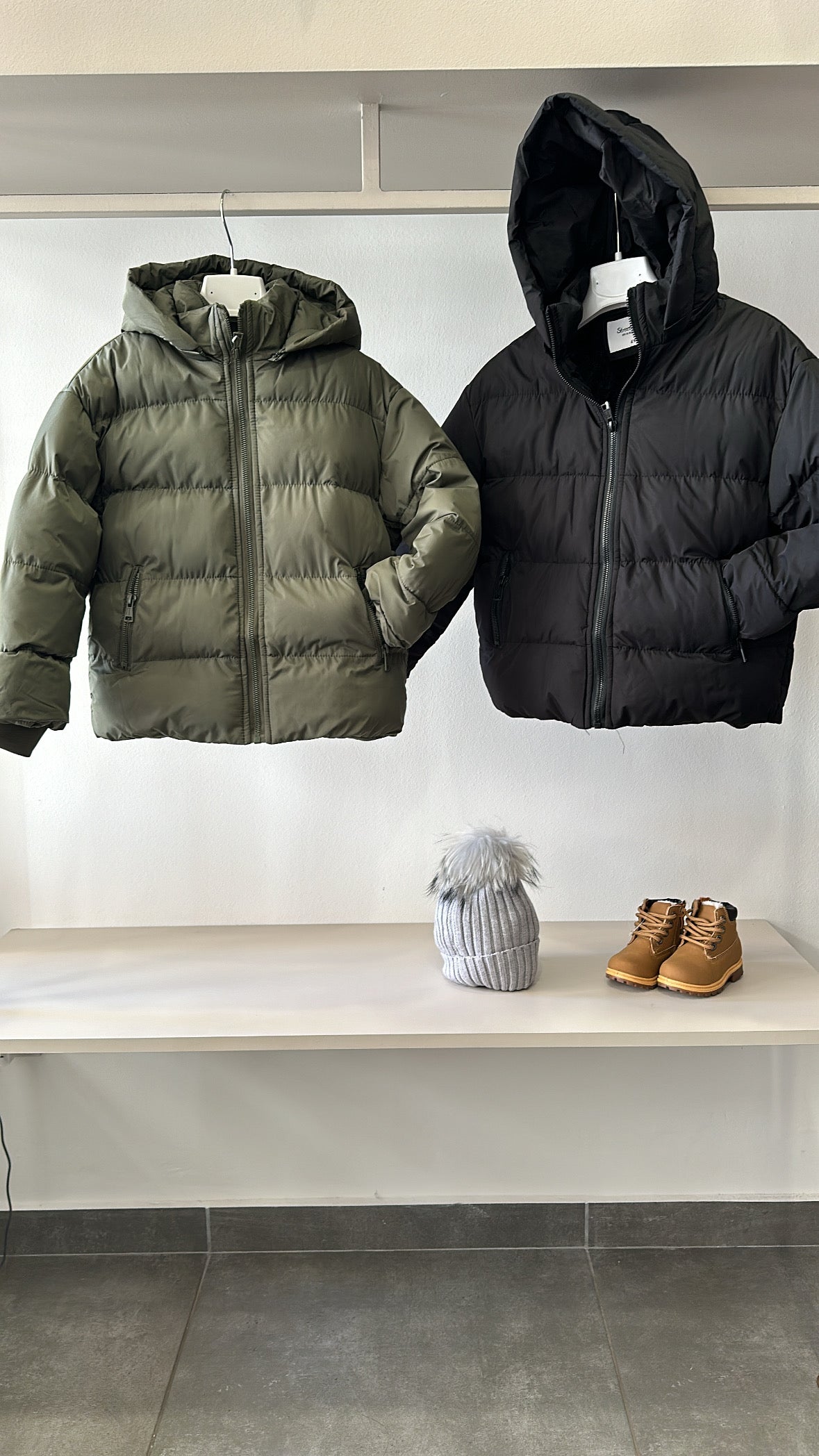 Giubbotto CON PELLICCIA INTERNA 4-14A - VERDE MILITARE