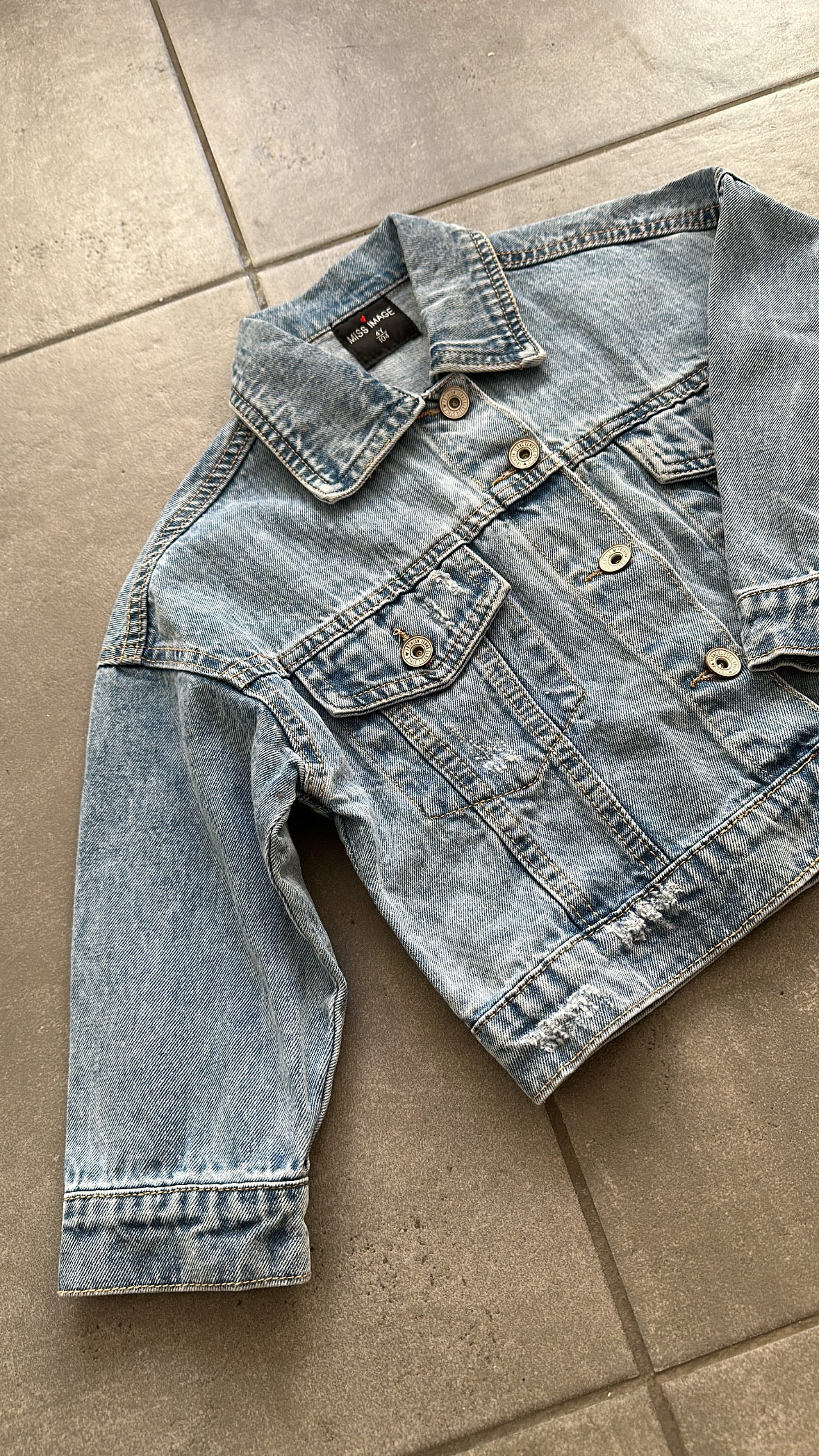 Giubbotto DENIM 4-14A - JEANS CHIARO