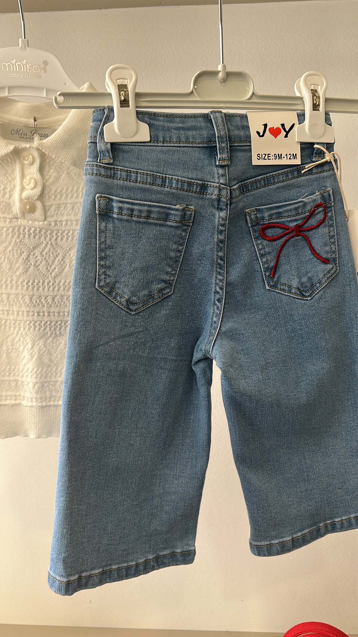 Jeans FIOCCHETTI 12-36M - ROSSO