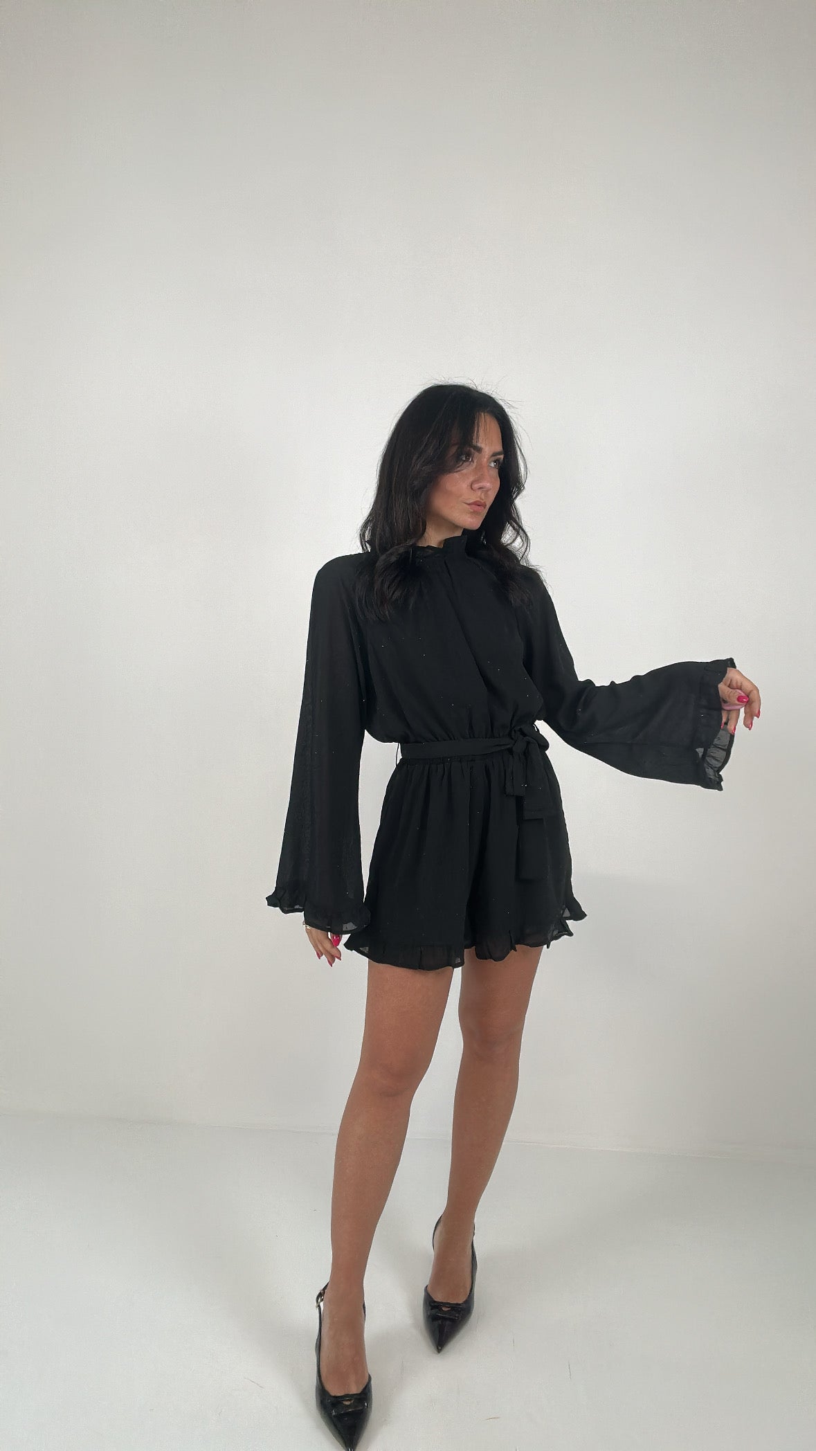 Tutina BRILLANTINI - NERO