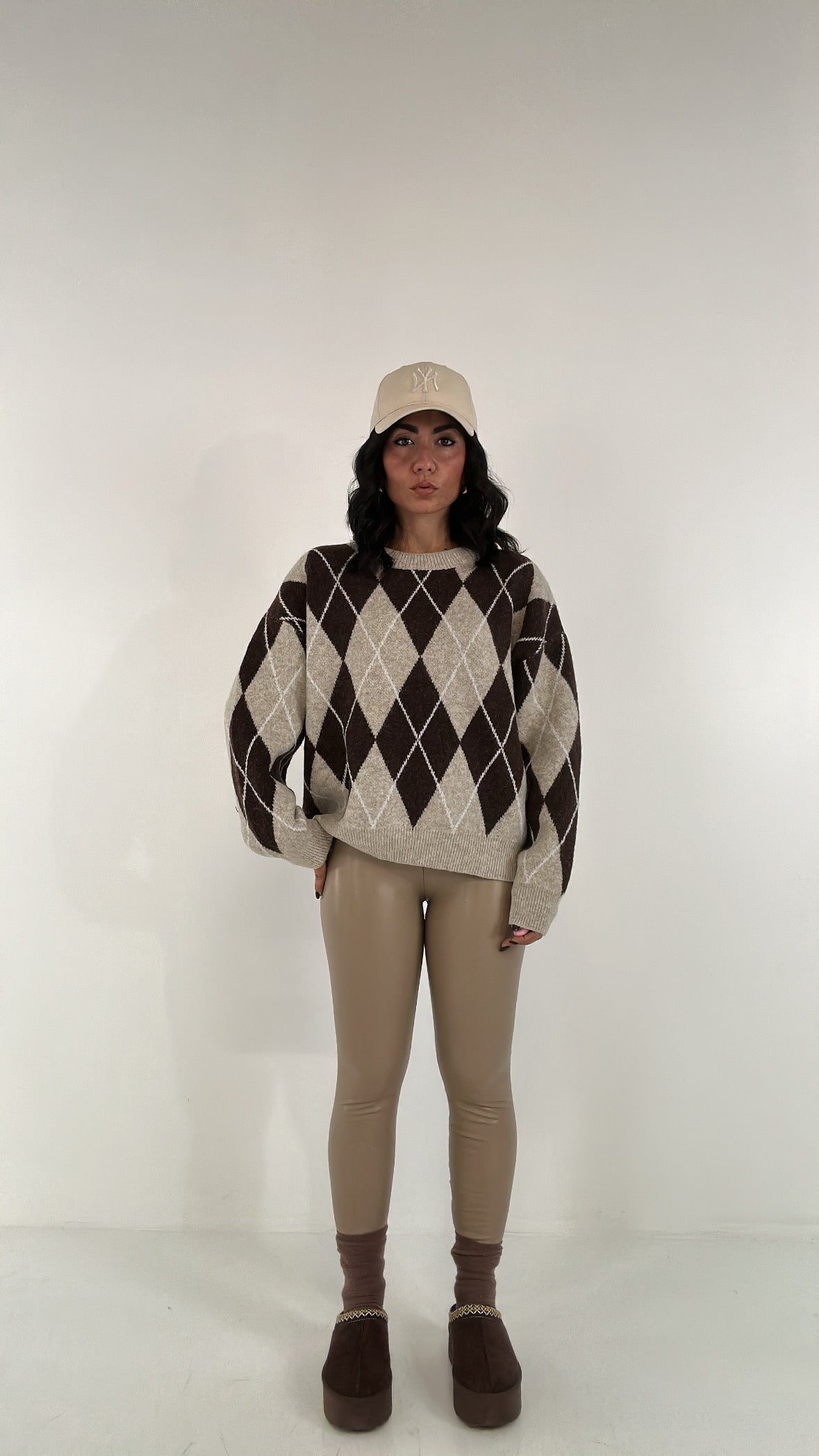 Pull ROMBO - BEIGE