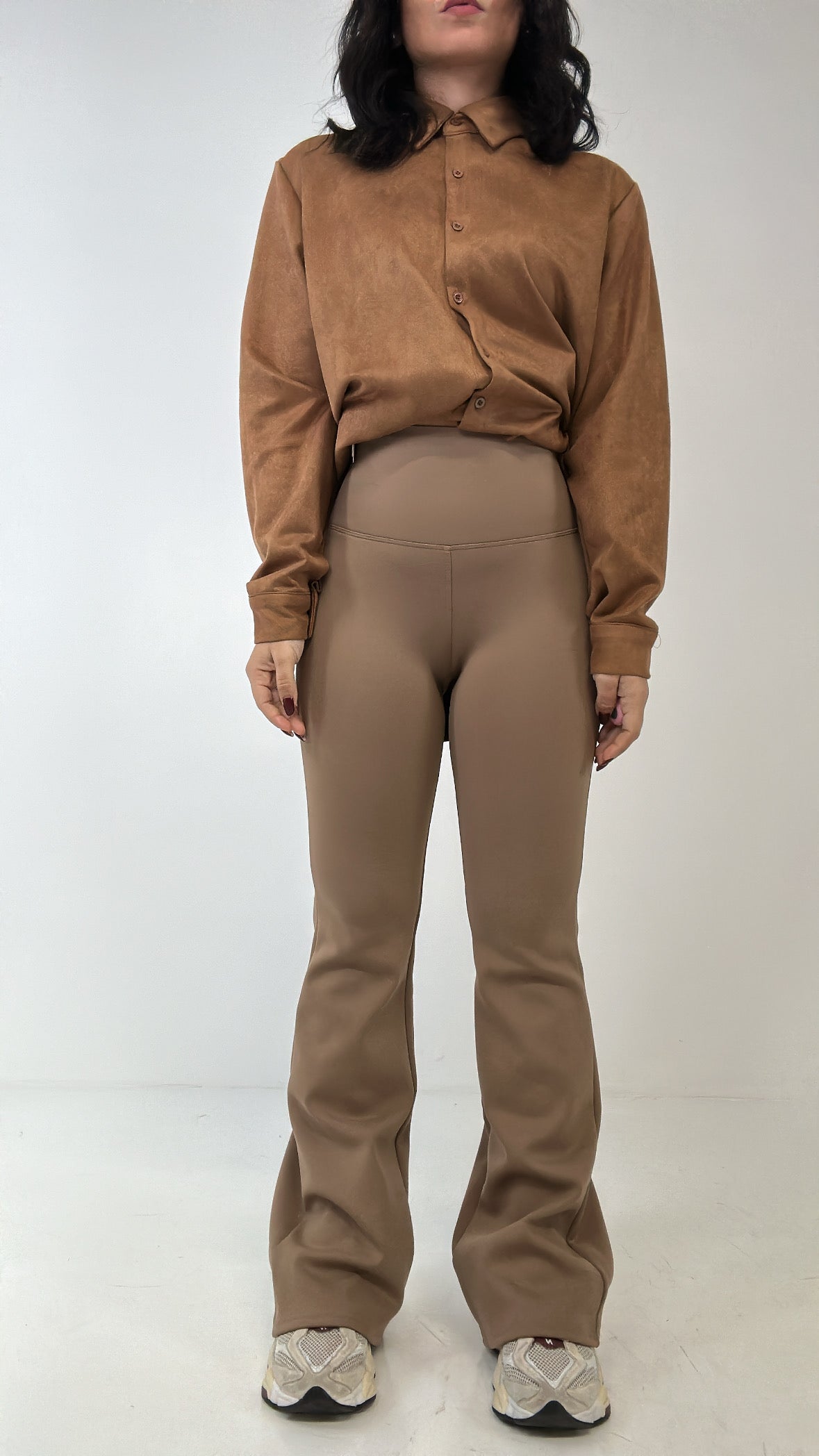 Leggins ZAMPA FELPATO - CAMMELLO