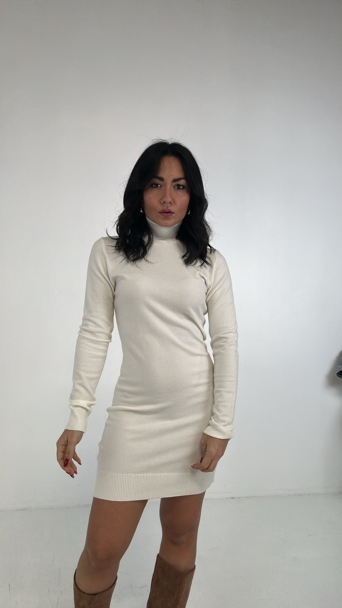 Tubino IN MAGLIA - PANNA