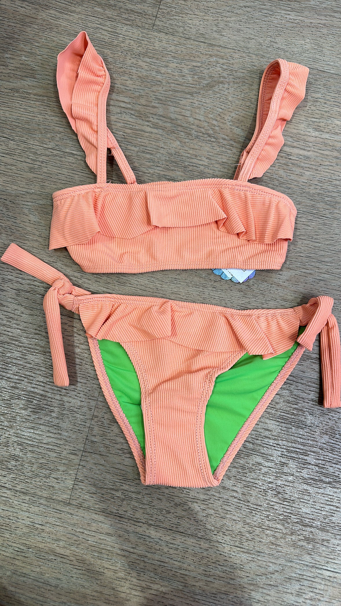 Bikini RIGHE 4-12 A - ARANCIO