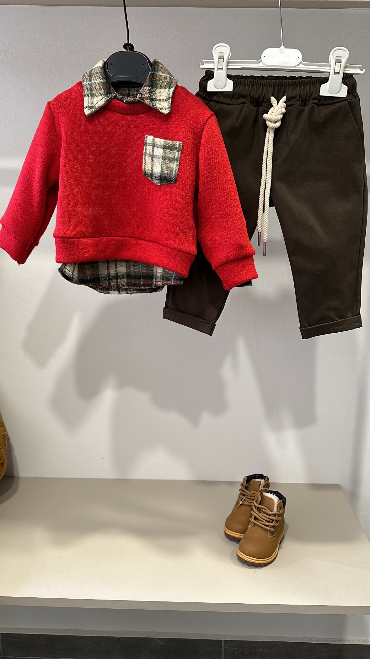 Completo MAGLIONCINO 12-36M - ROSSO