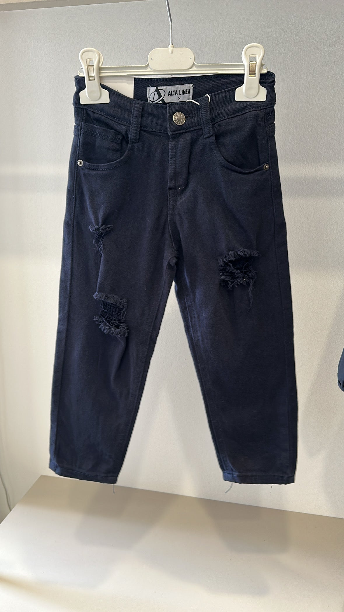 Jeans MOMFIT STRAP 3-8A - BLU