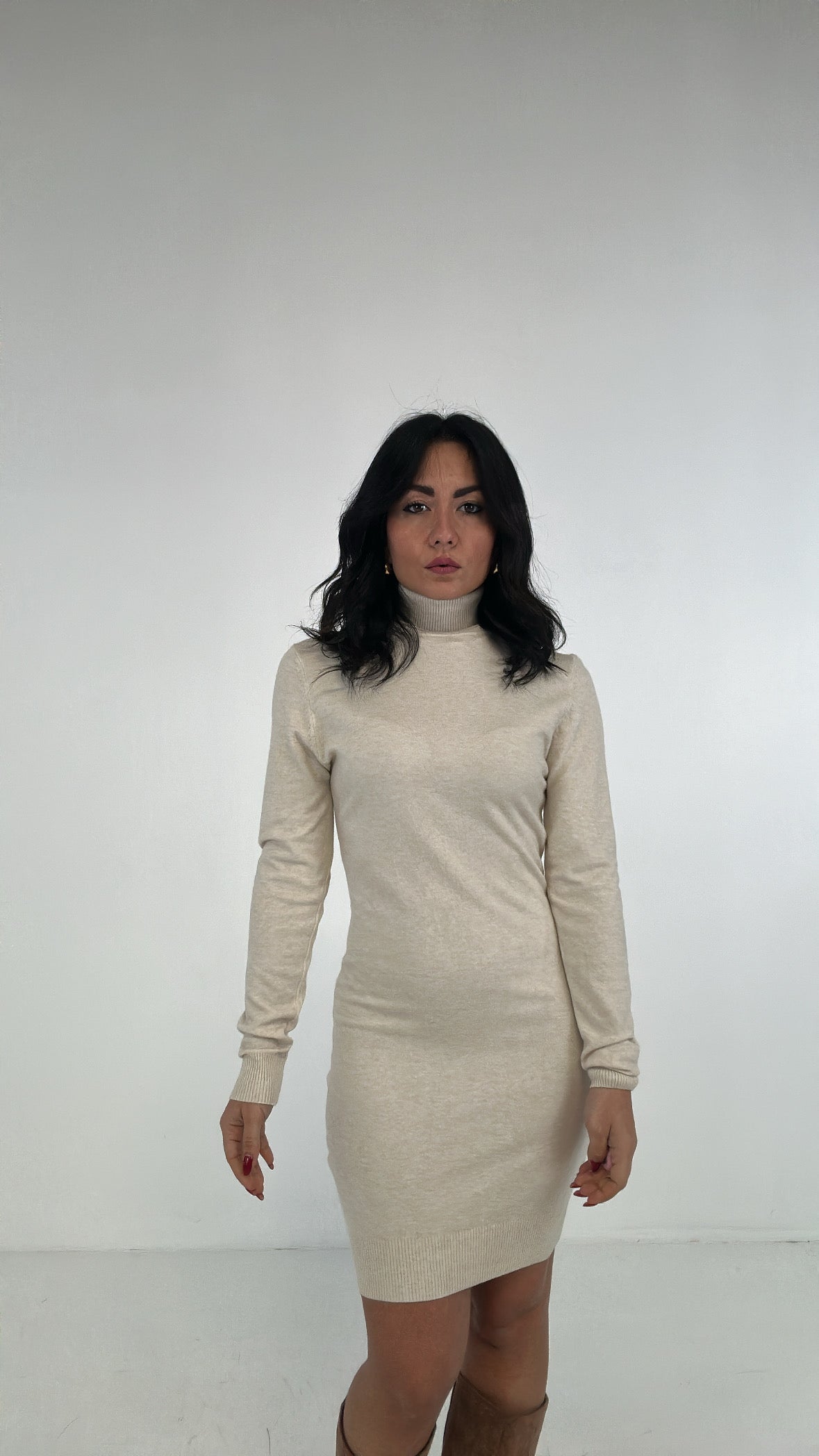 Tubino IN MAGLIA - BEIGE