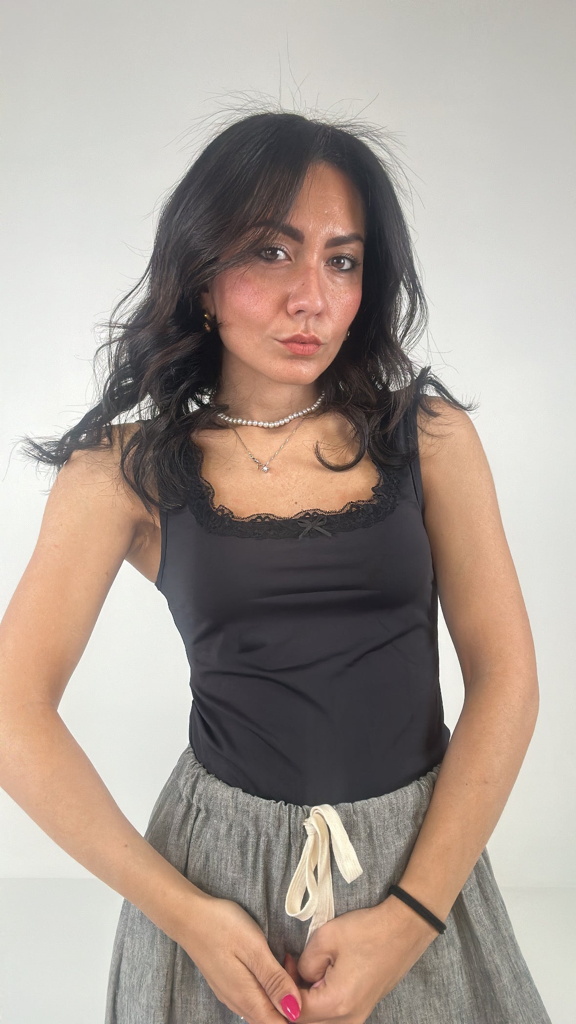 Body PIZZO FIOCC - NERO