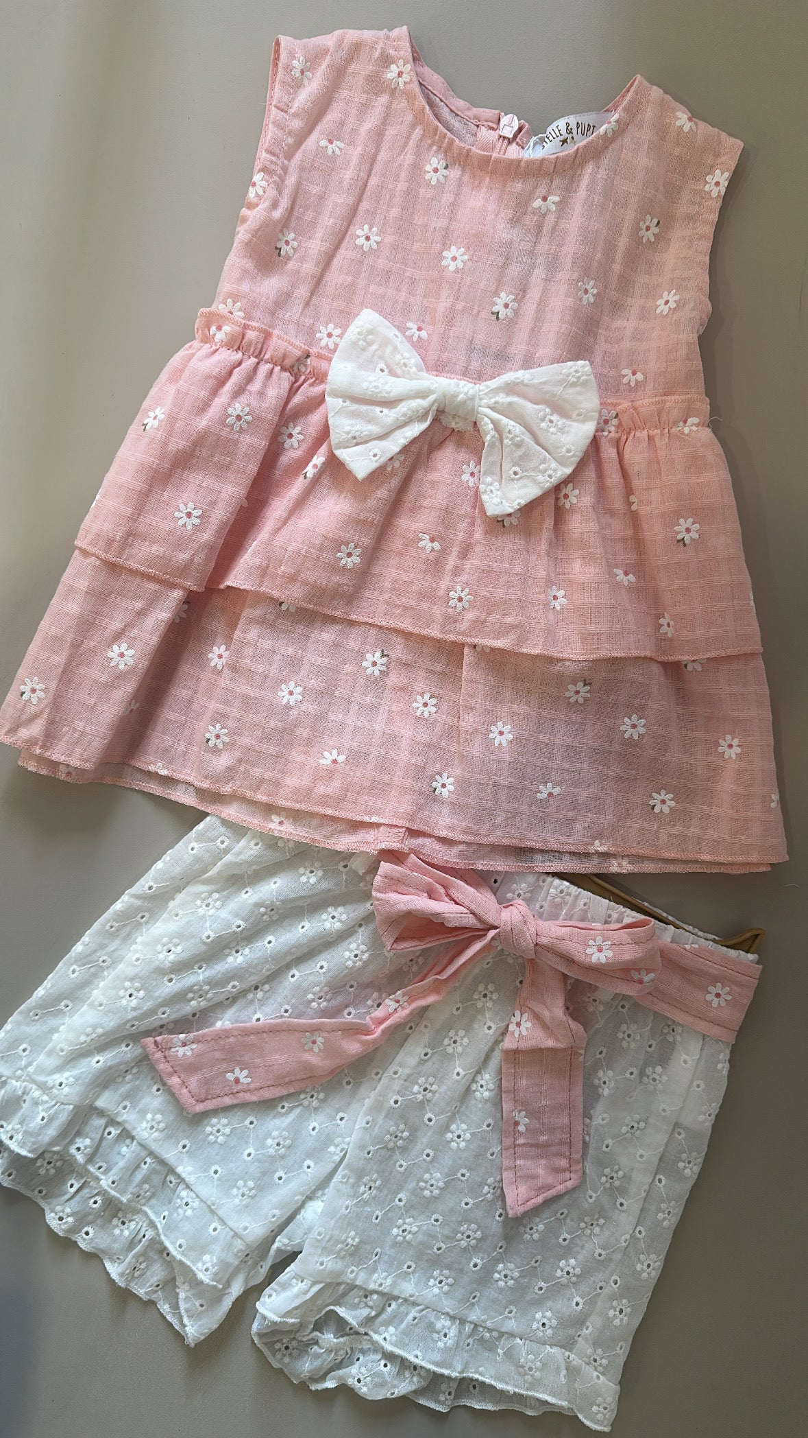 Completo 100 MARGHERITE 12-36M - ROSA