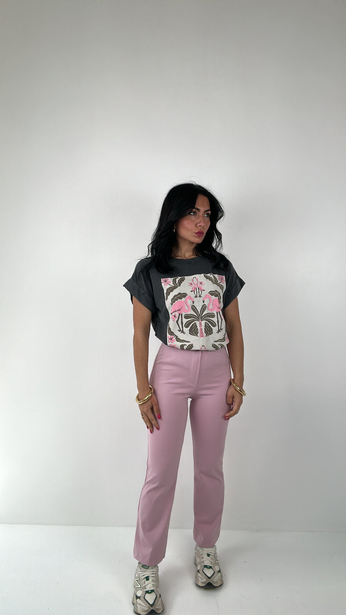 Pantalone ZAMPA SPRING - ROSA