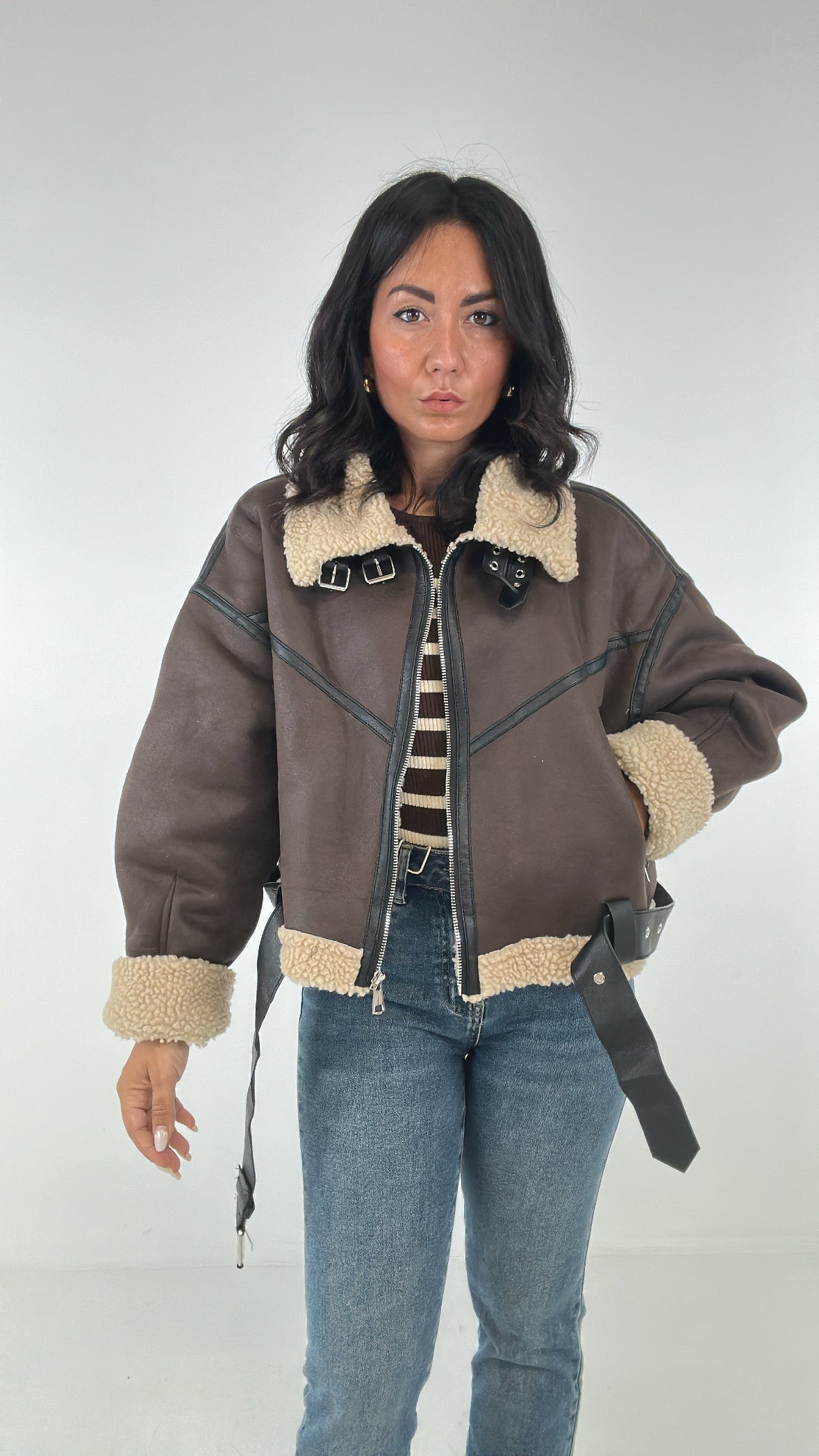 Ecomontone BICOLOR - MARRONE