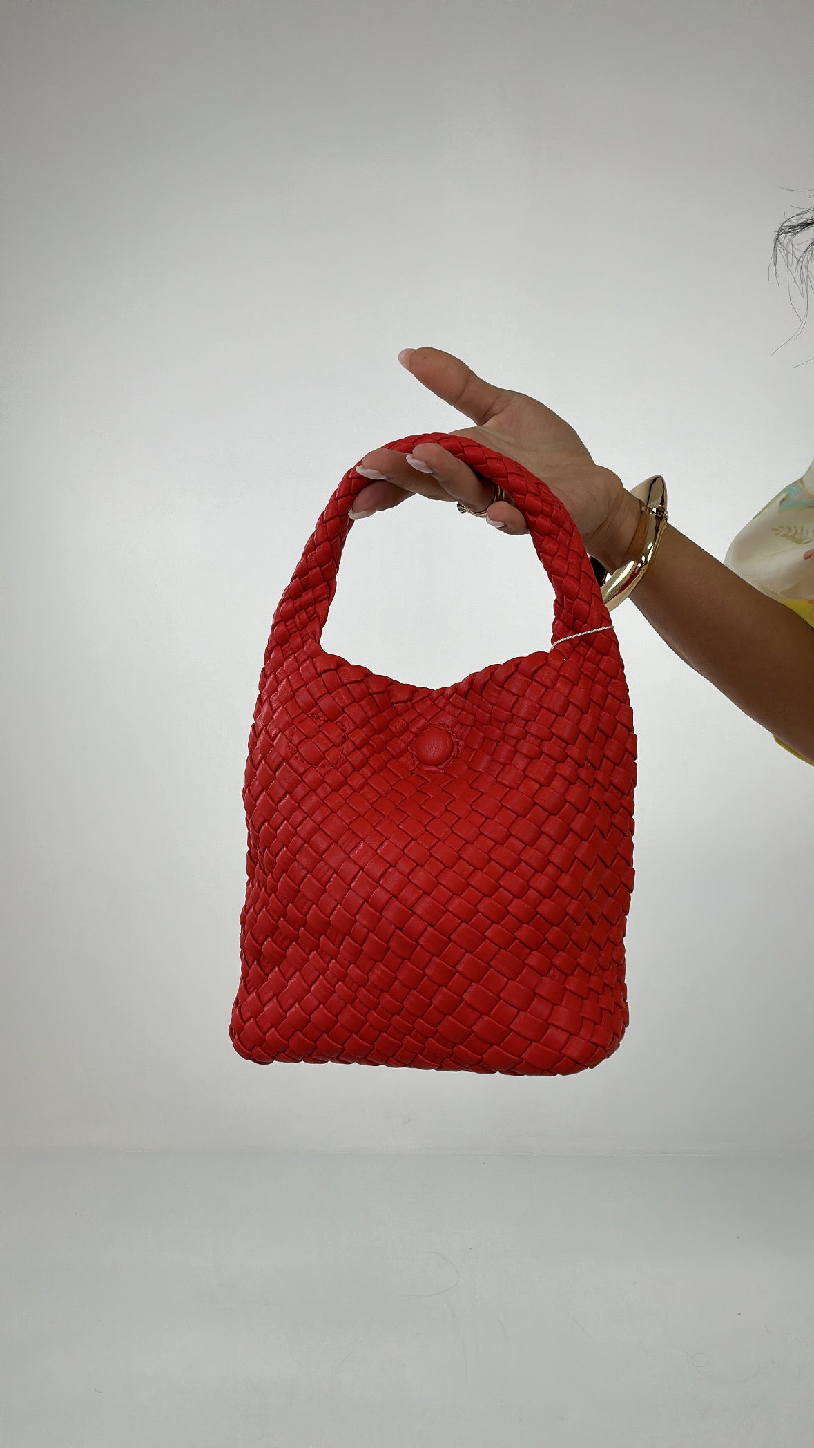 Borsa INTRECCIATA - ROSSO