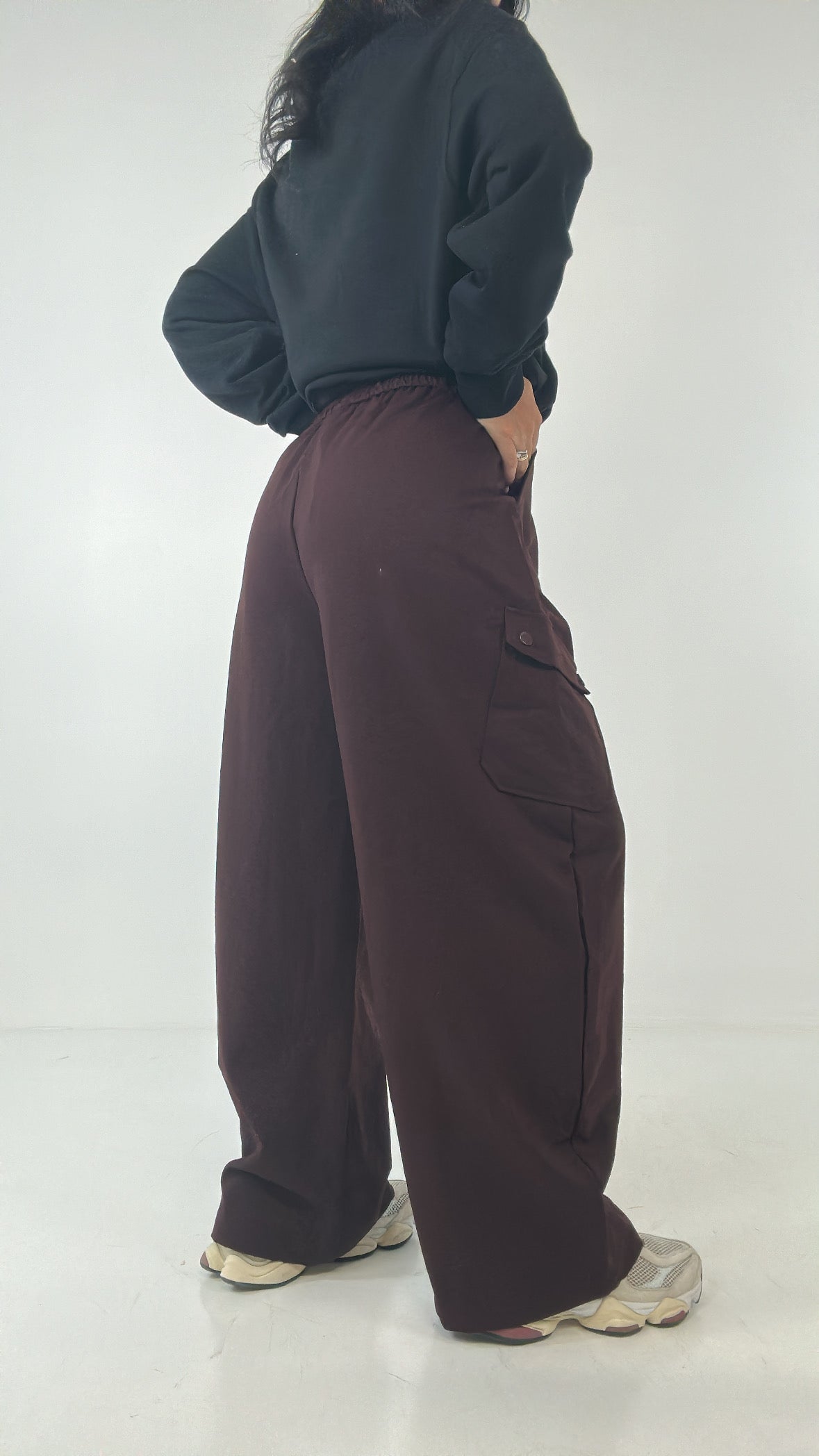 Pantalone CON TASCONI - BORDEAUX