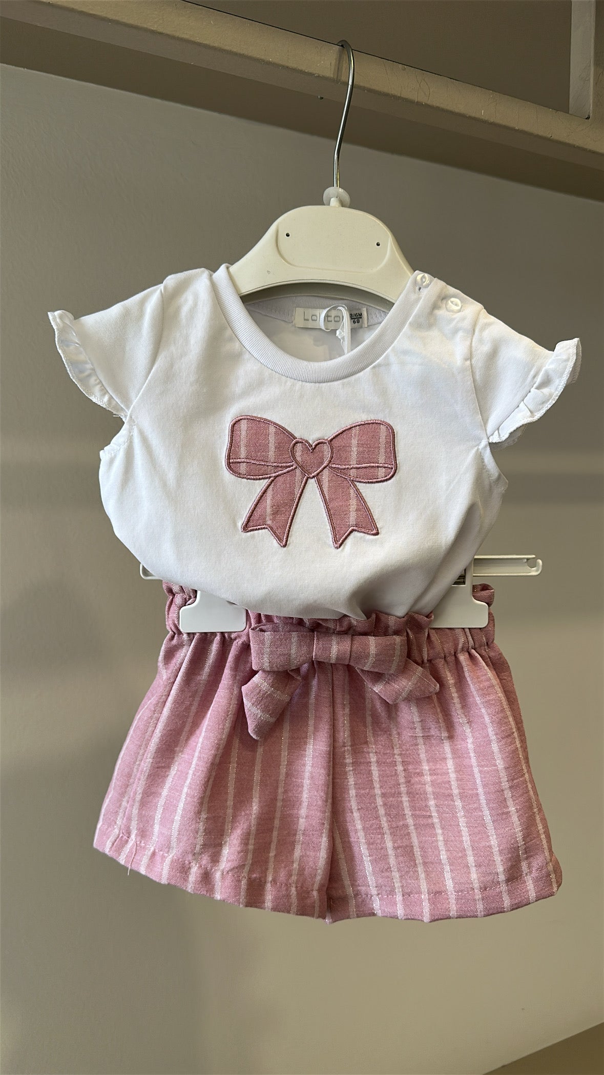 Coordinato FIOCCHETTO 3-18M - BIANCO