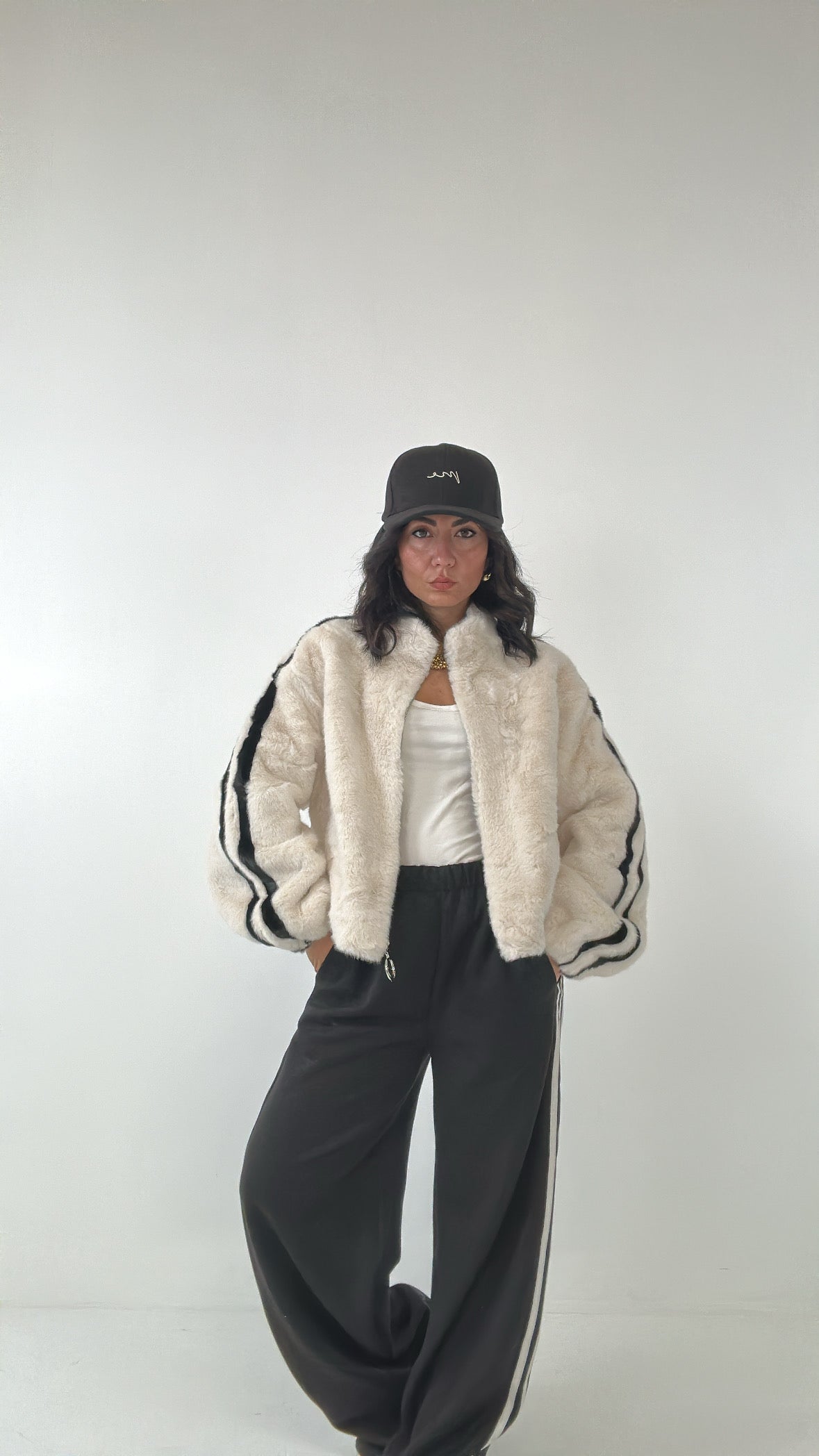 Ecopelliccia SPORTY - PANNA