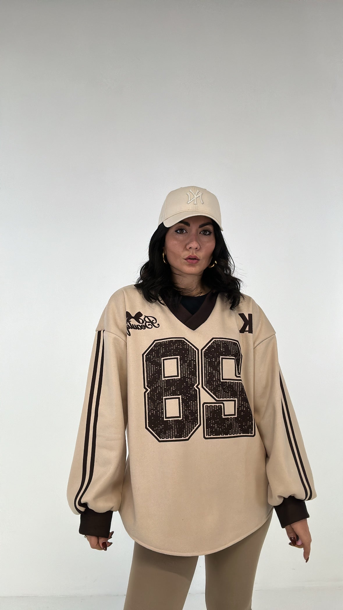 Felpa BEAUTIFUL 28 - PANNA