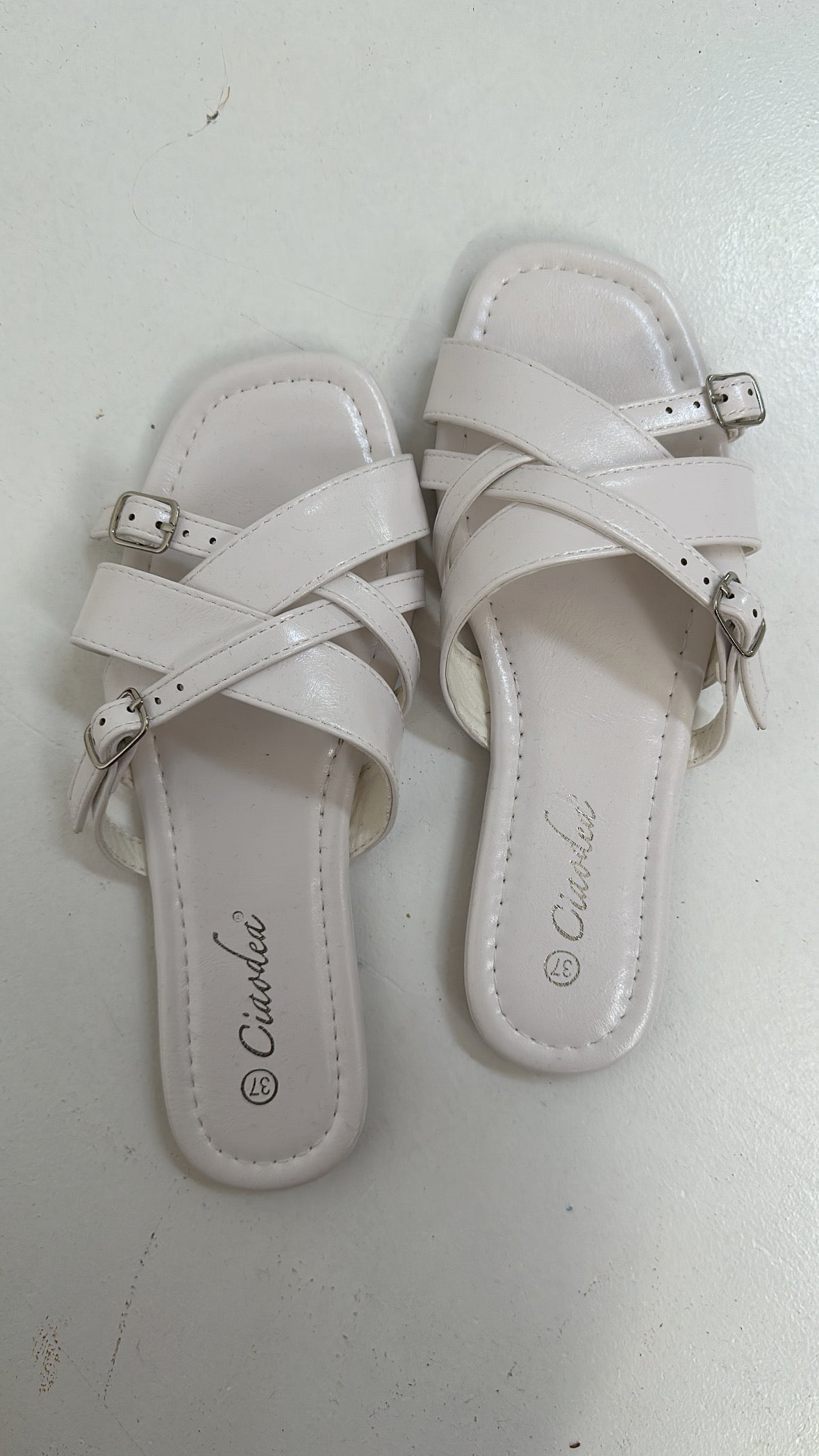 Ciabattina CINTURINI - BIANCO