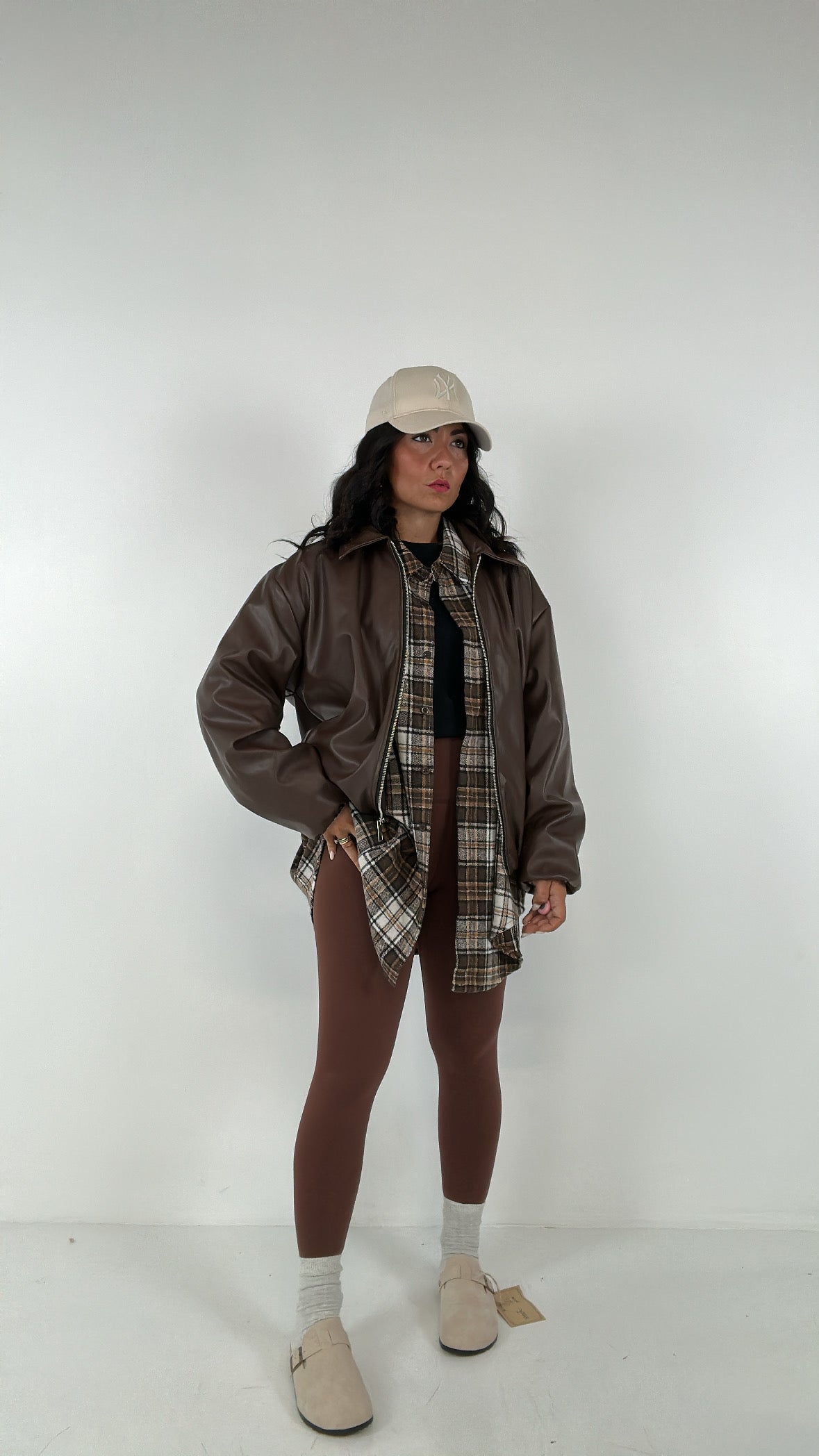 Leggins MODELLANTE - MARRONE