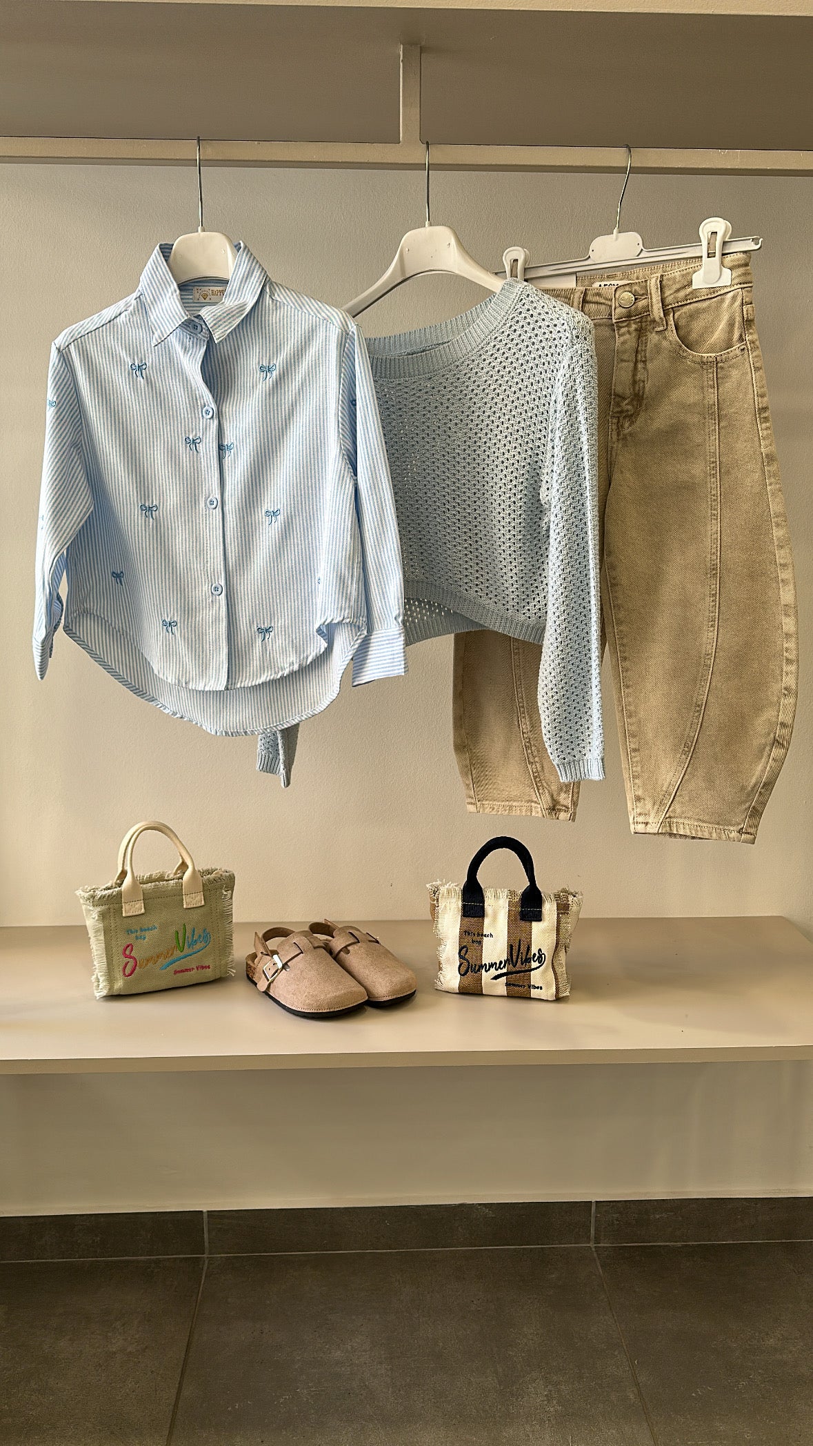 Maglia TRAFORO 4-12A - CELESTE