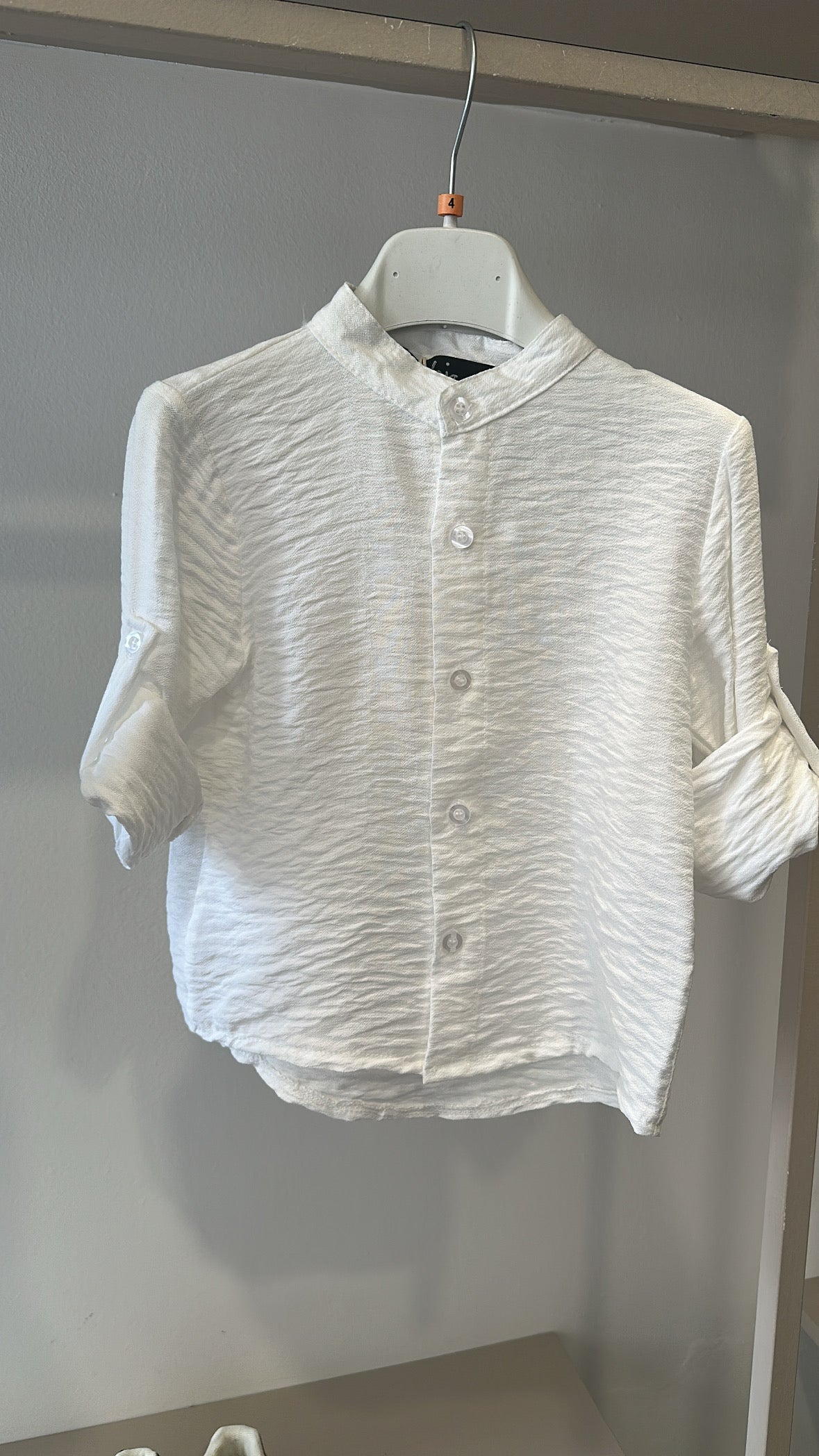 Camicia COREANA 4-14A - BIANCO