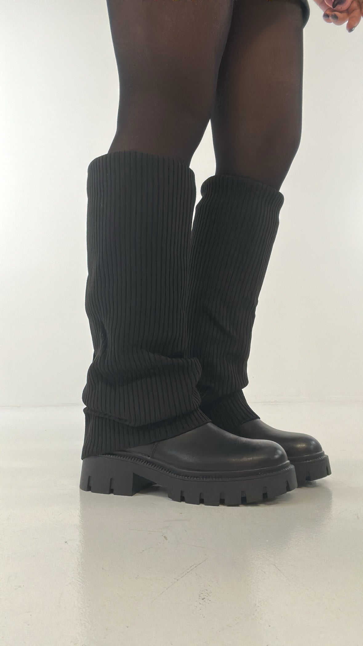 Anfibio FINTA CALZA - NERO