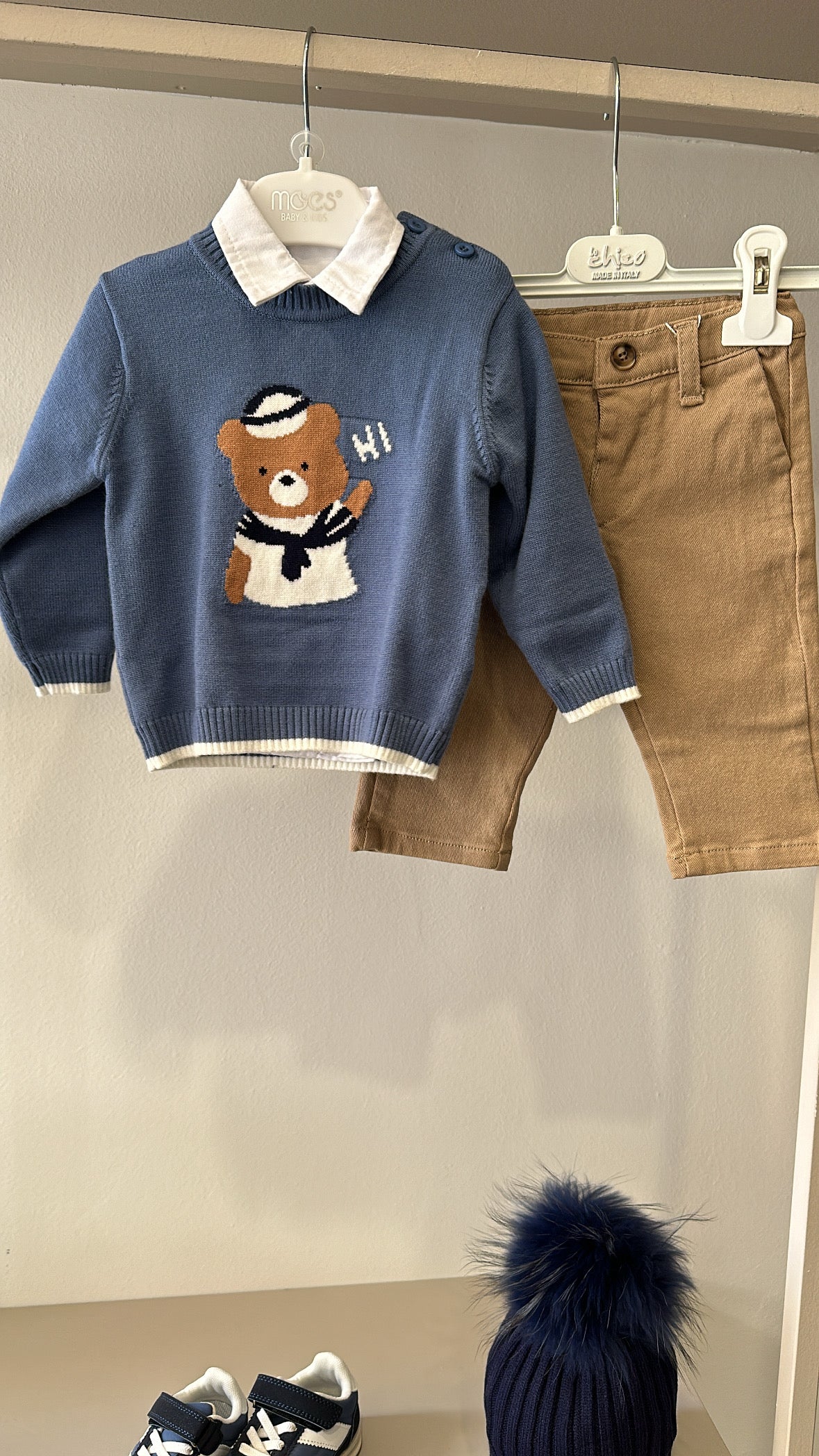 Completo ORSETTO HI 3-18M - BLU