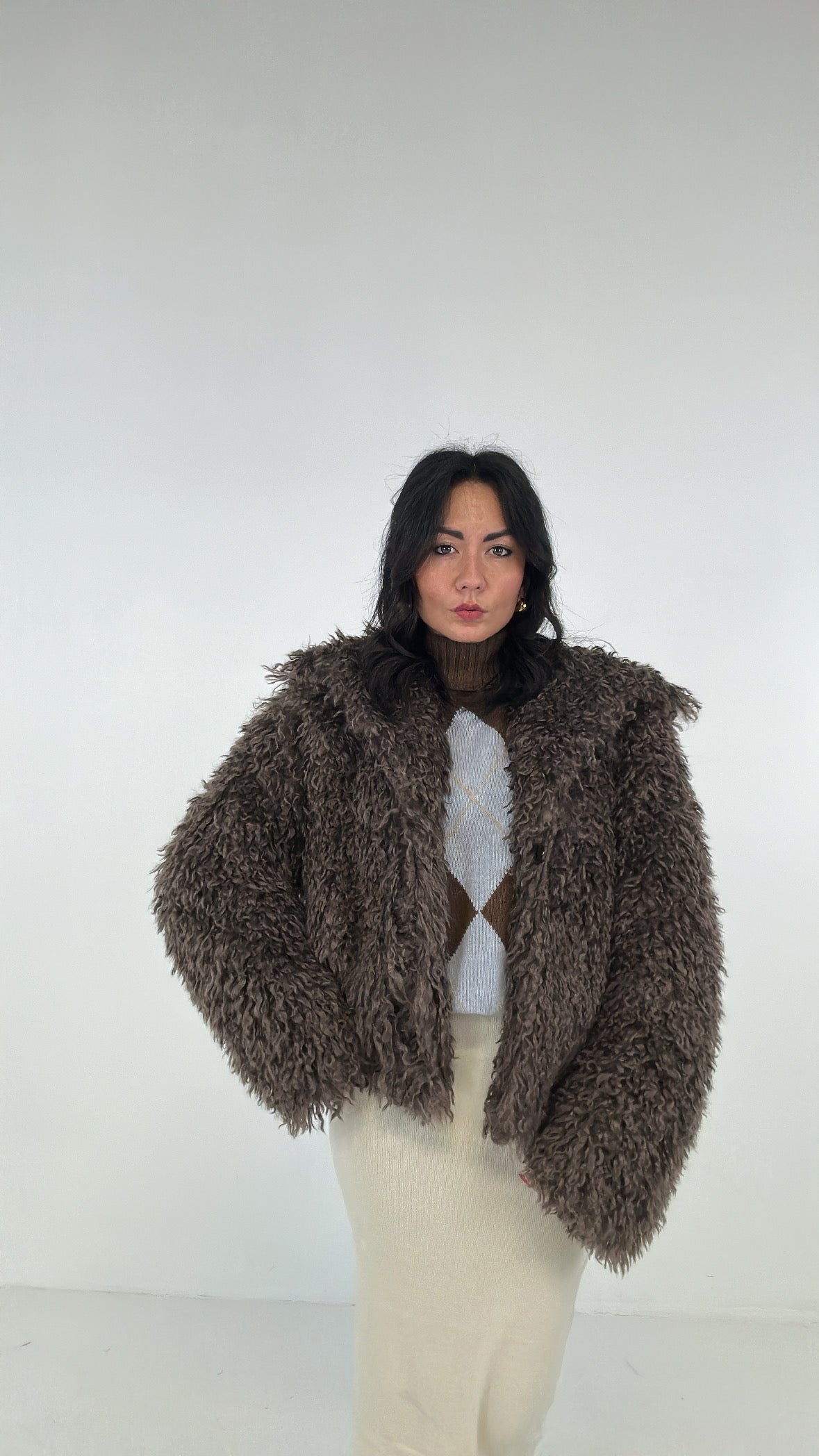 Ecopelliccia RICCIA - MARRONE