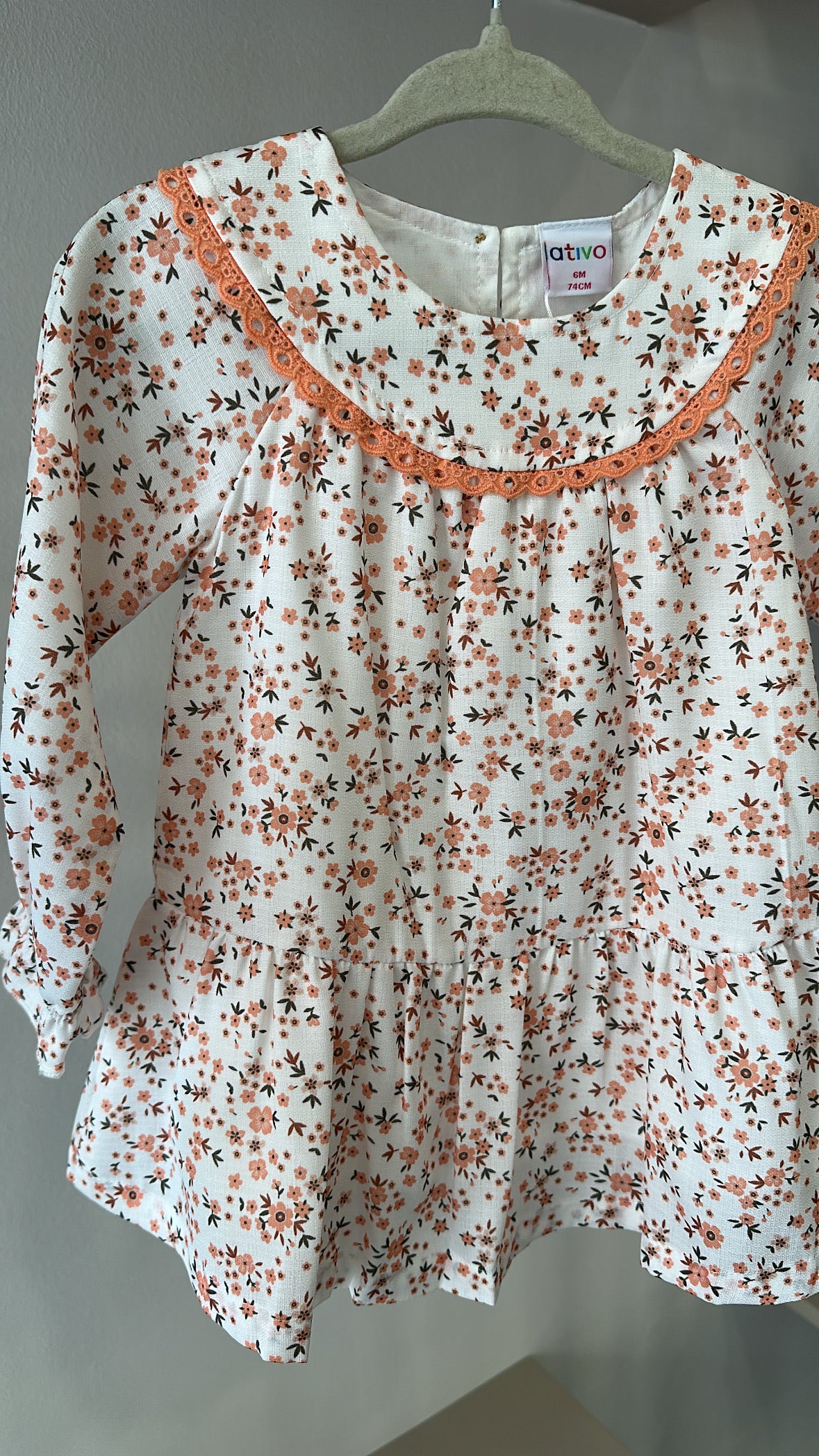 Vestitino FIORELLINI 6-36M - BIANCO