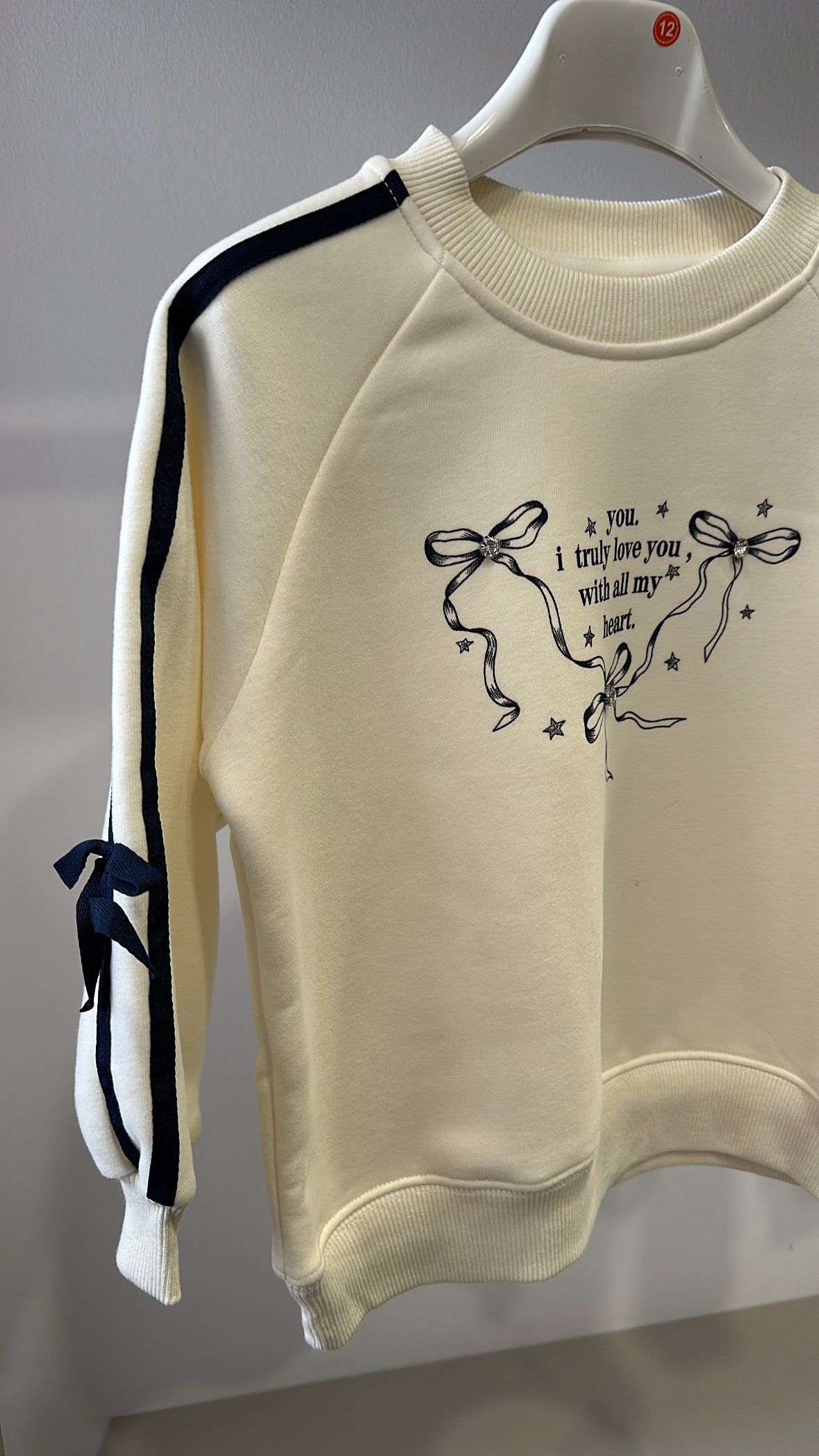 Felpa HEART KIDS - PANNA