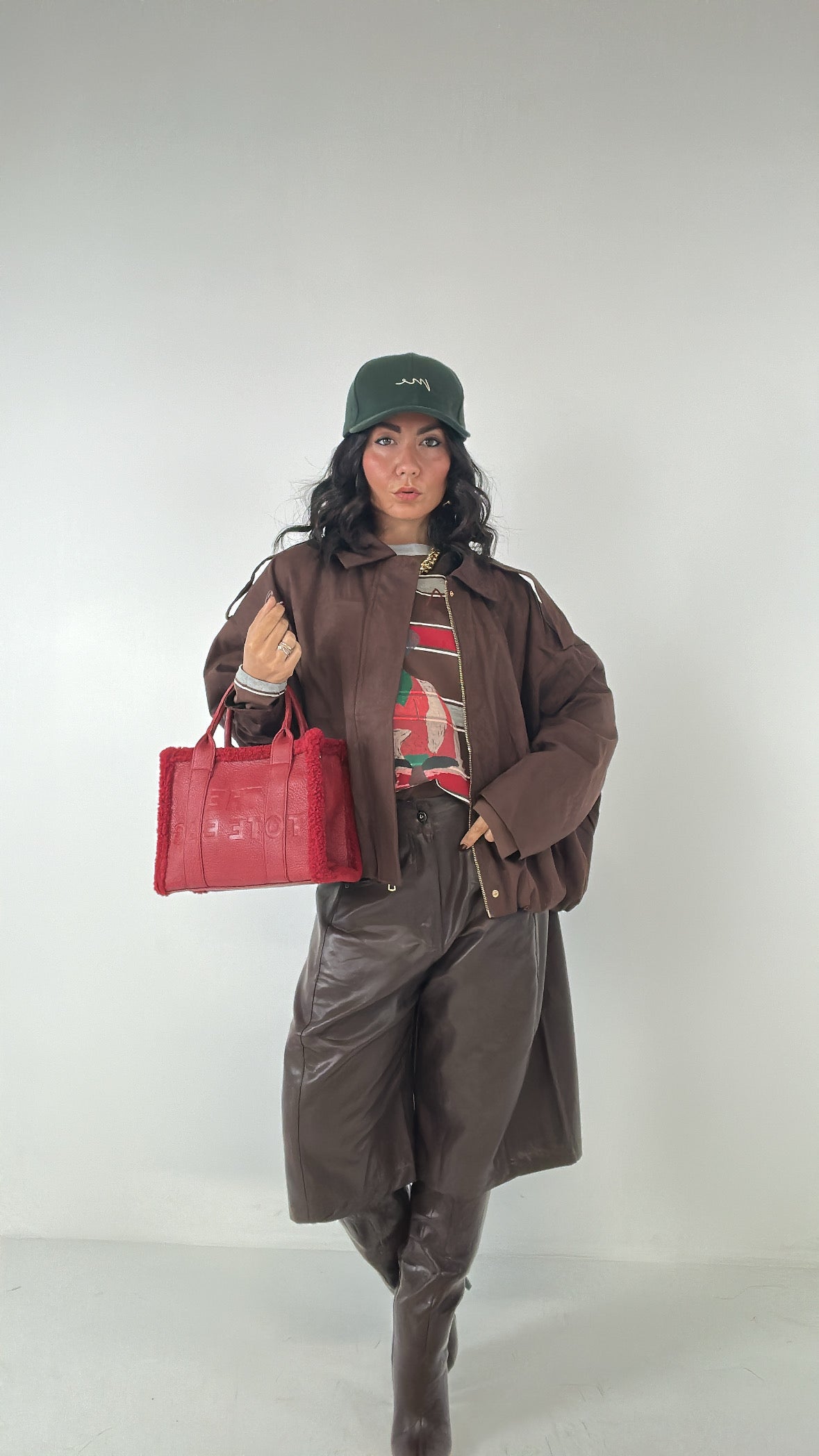 Bomber CAMOSCIO BROW - MARRONE