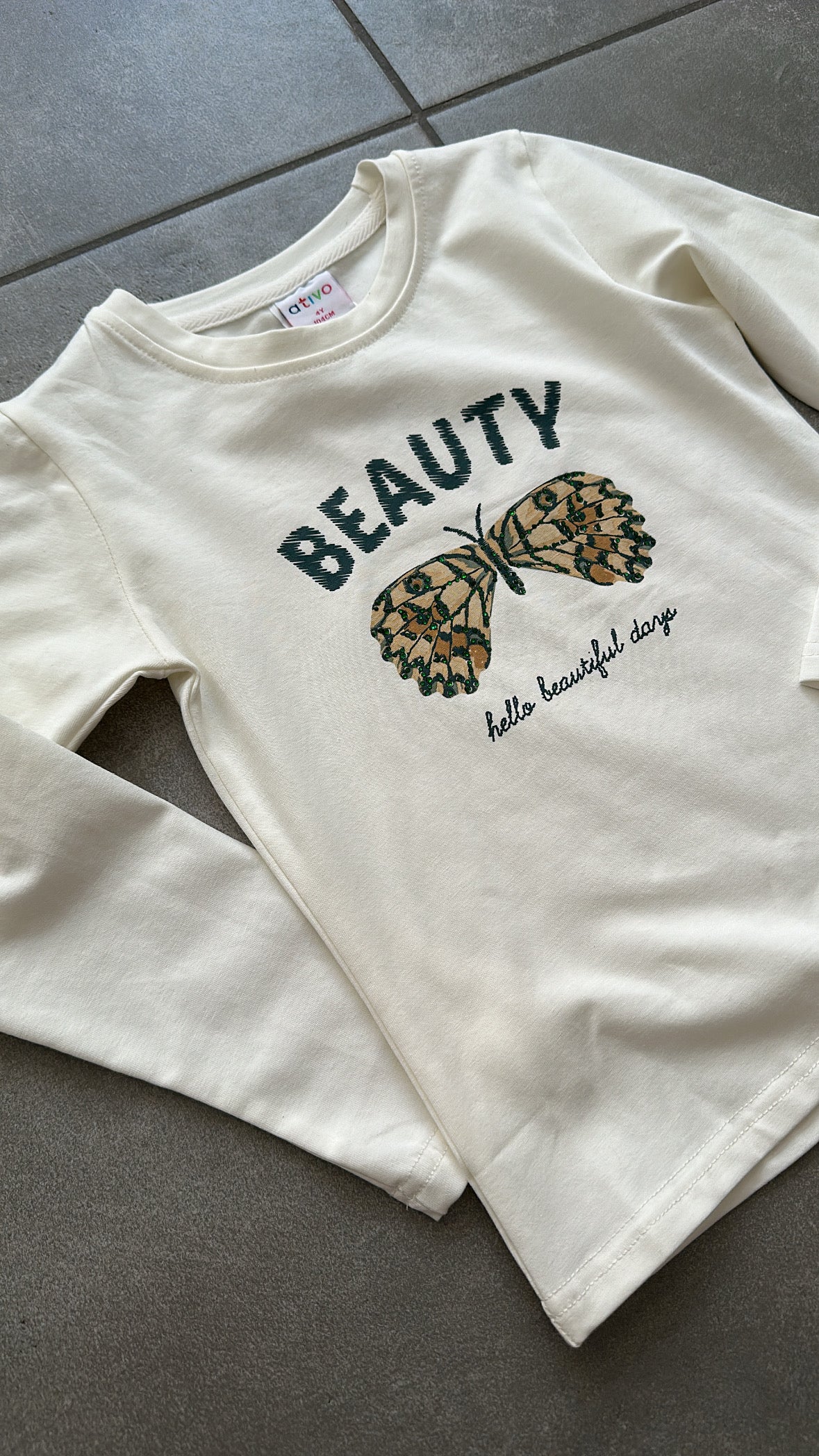 Maglia BEAUTY 4-12A - BIANCO
