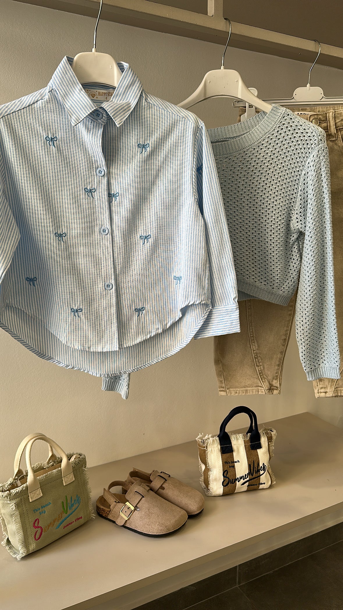 Maglia TRAFORO 4-12A - CELESTE