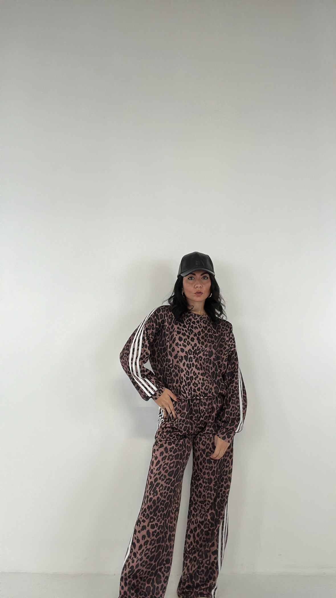 Felpa MACULATA STRIPES - BIANCO