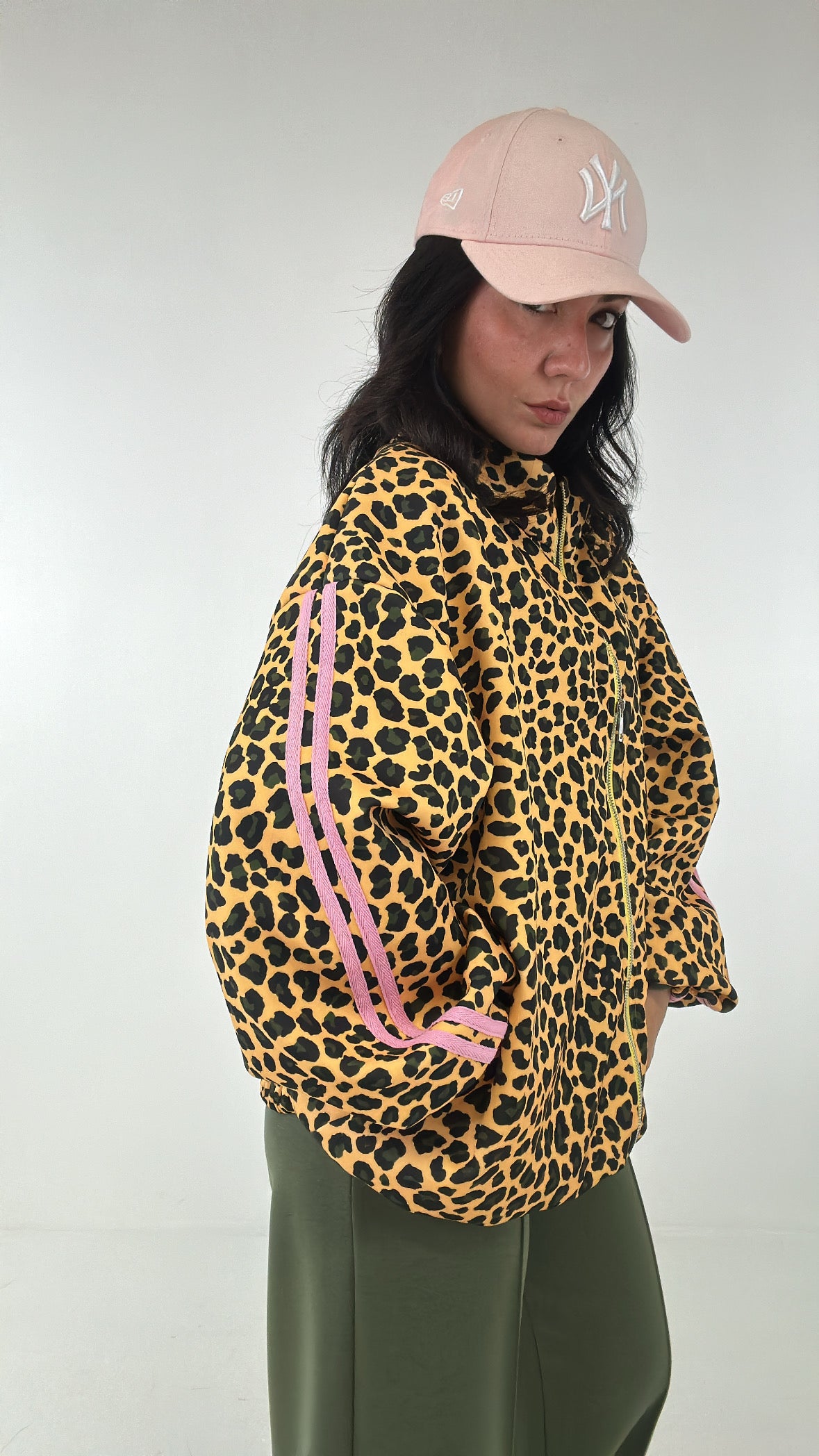 Felpa OVER MAC E STRIPES - GIALLO