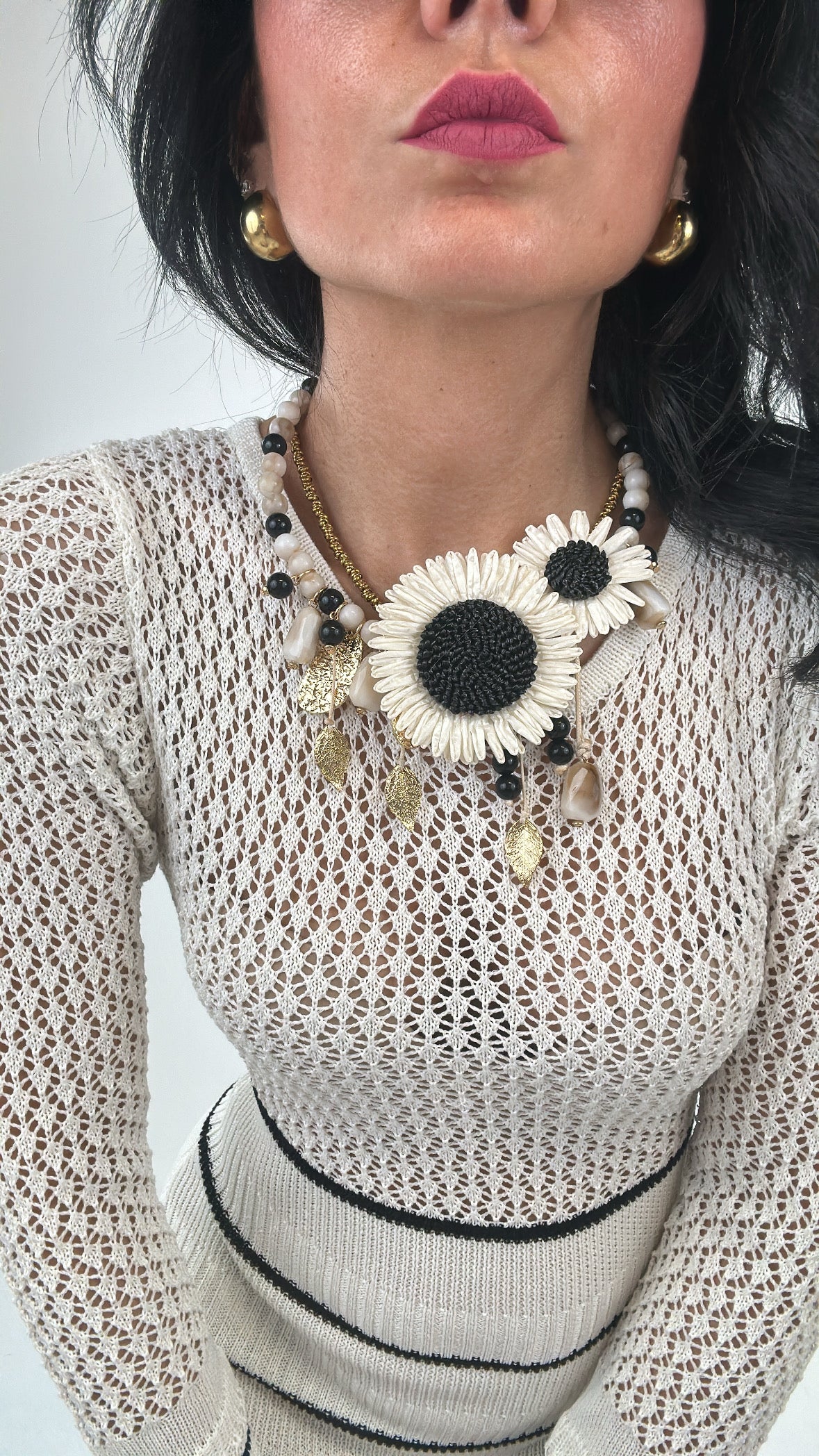 Collana FIORE - NERO