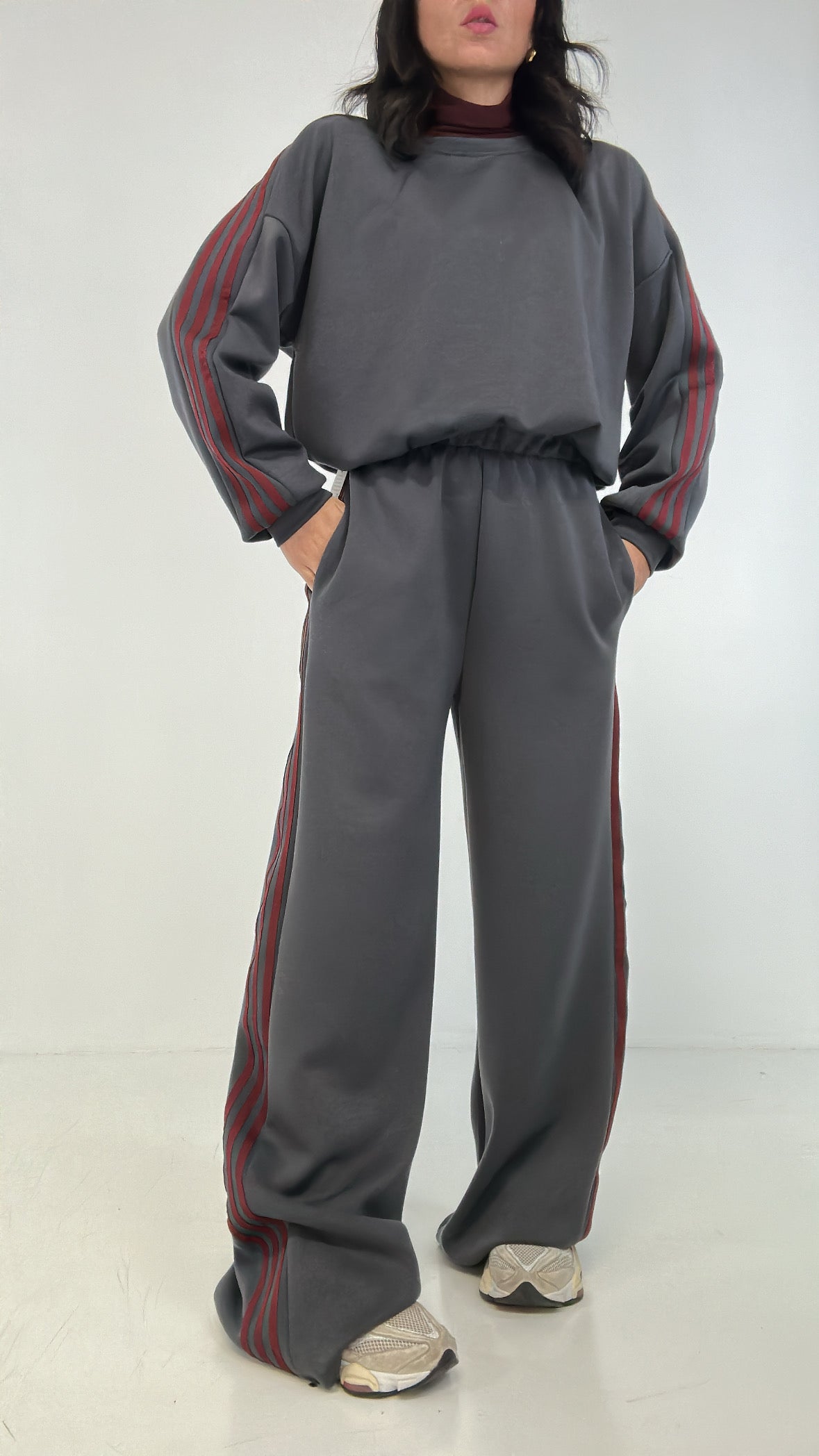 Pantalone STRIPES - GRIGIO