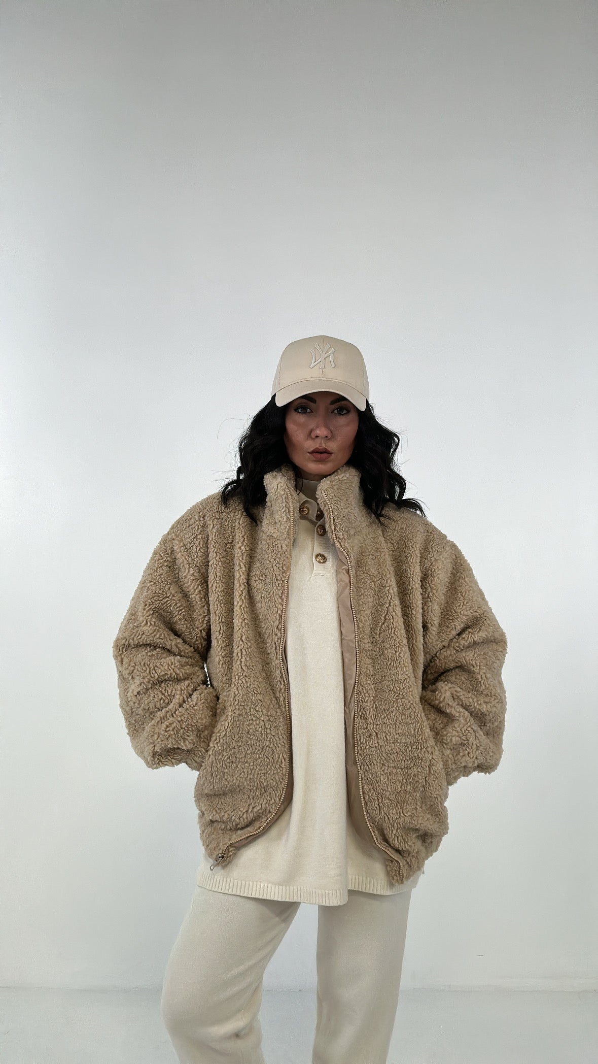 Teddy CON CERNIERA - CAMMELLO