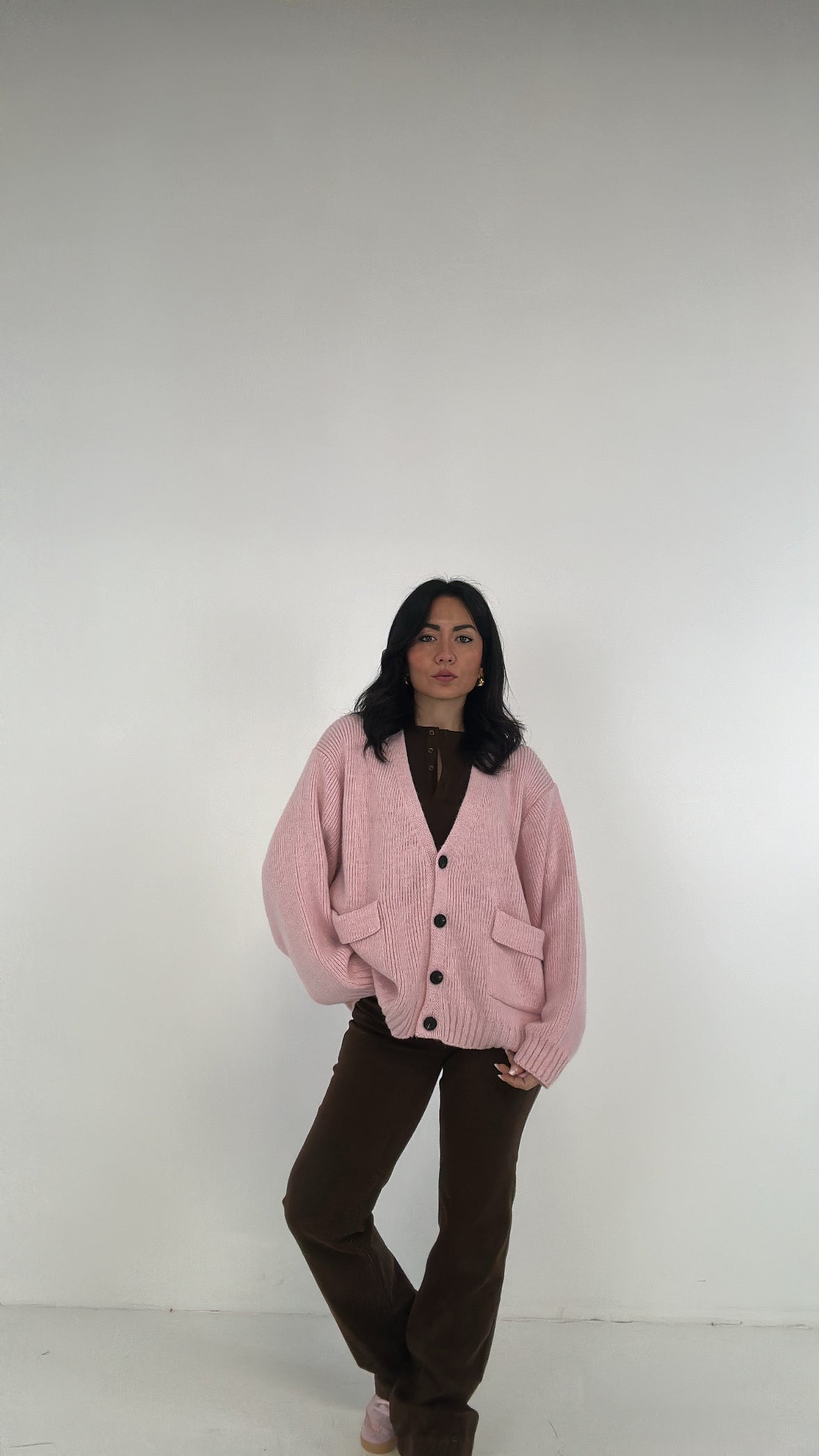 Jeans WIDE BROWNY - MARRONE