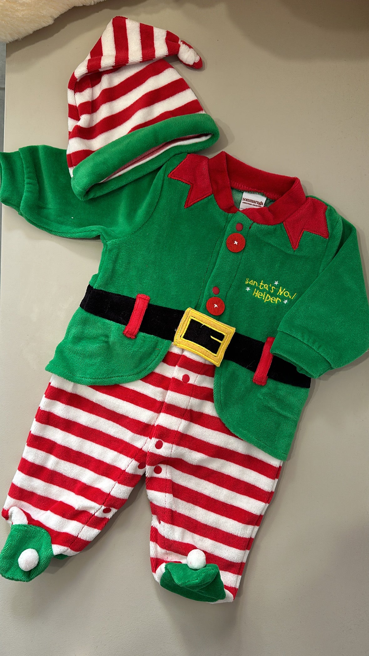 Tutina ELFO 3-12M - VERDE