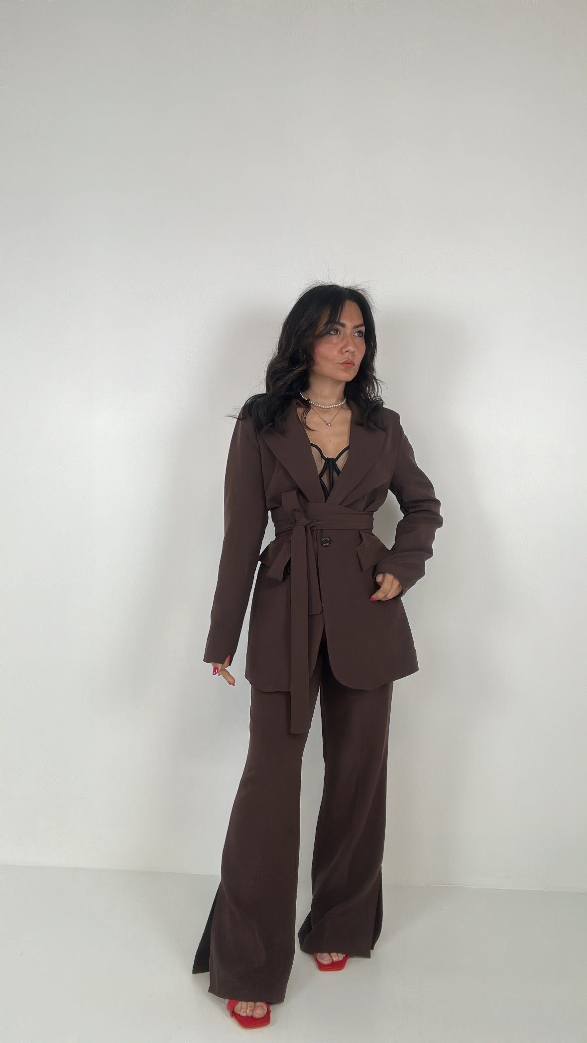 Tailleur EMILI - MARRONE