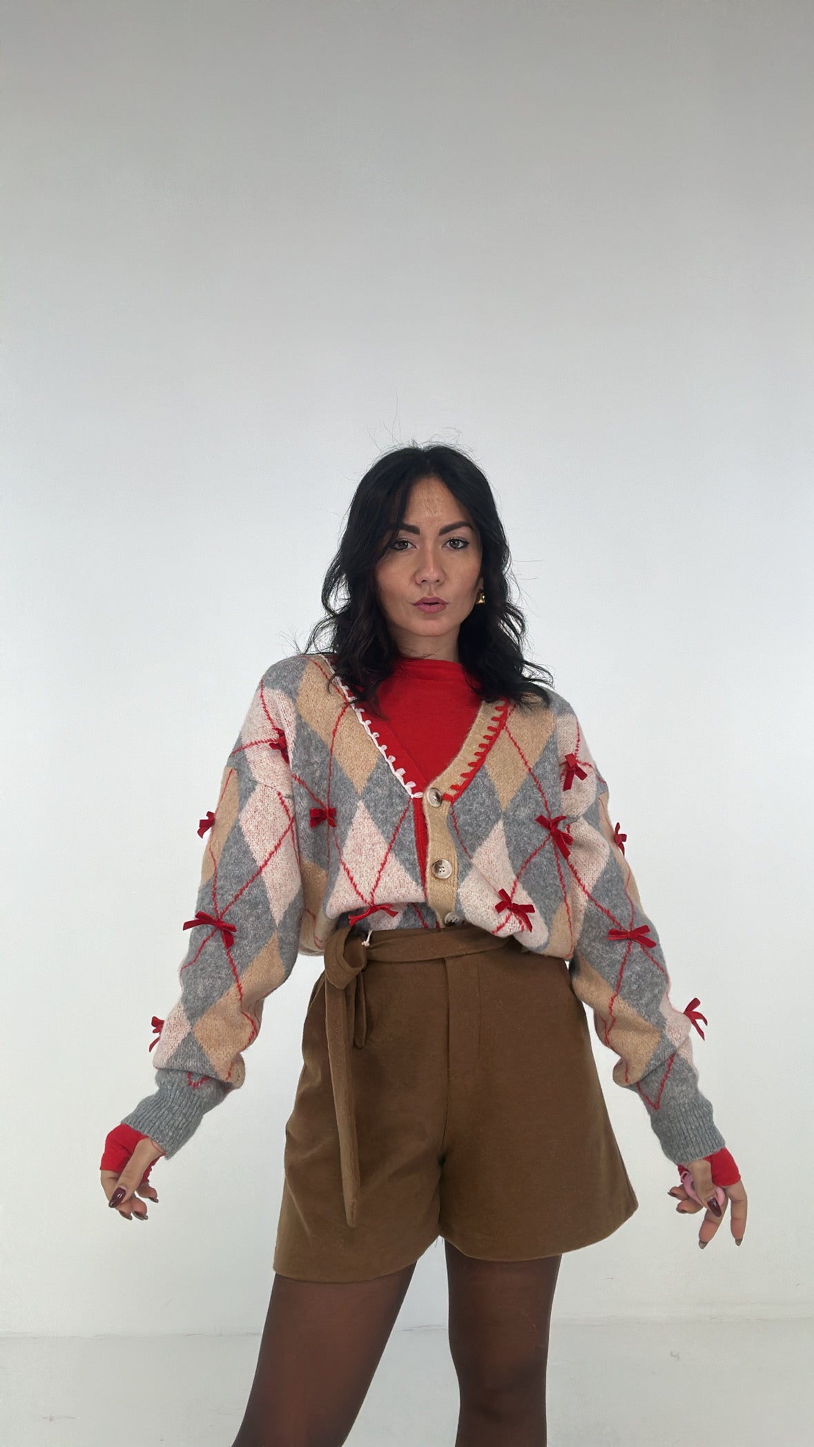 Shorts IN PANNO - CAMMELLO