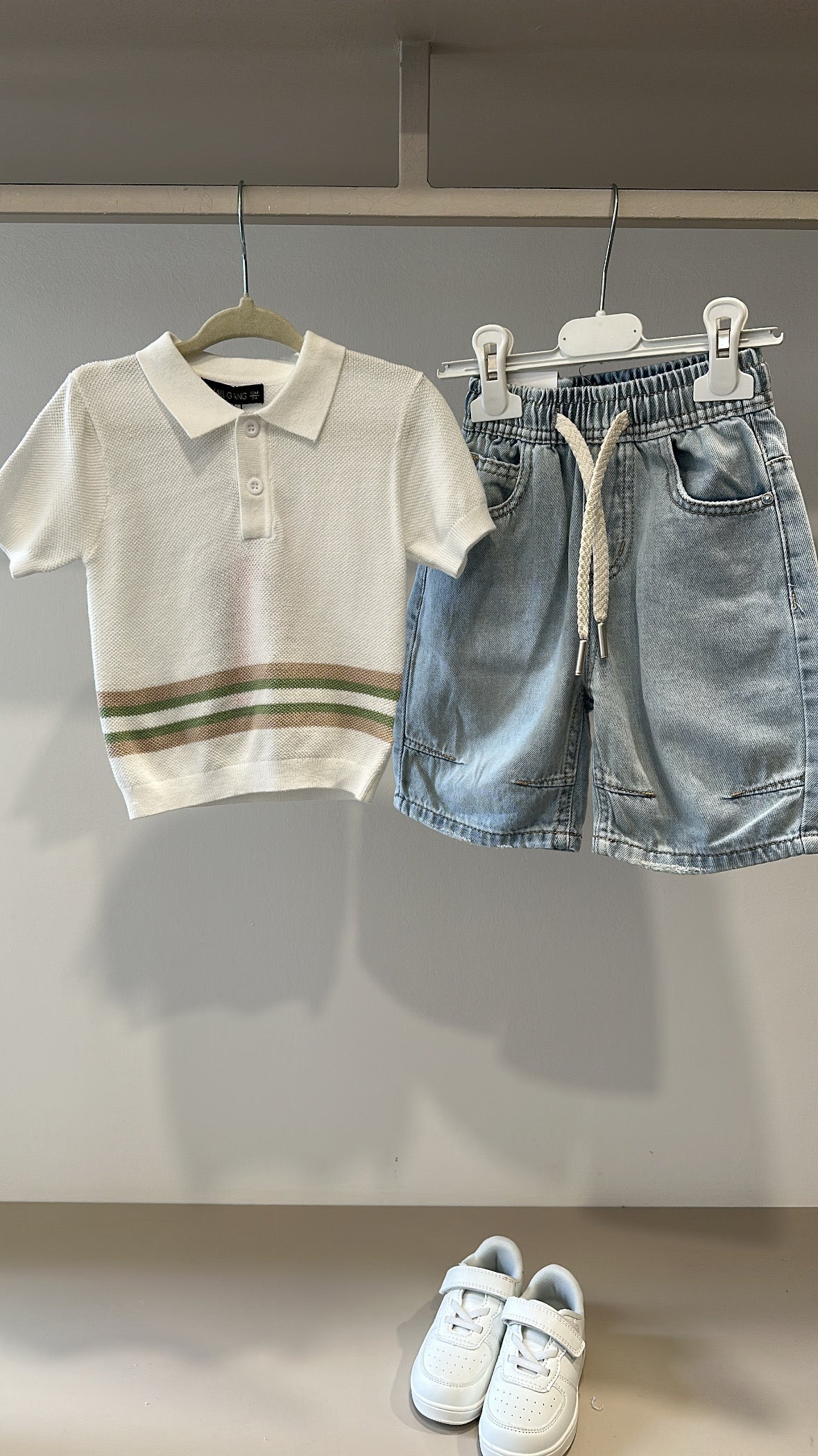 Polo TRAFORO 12-36M - BIANCO